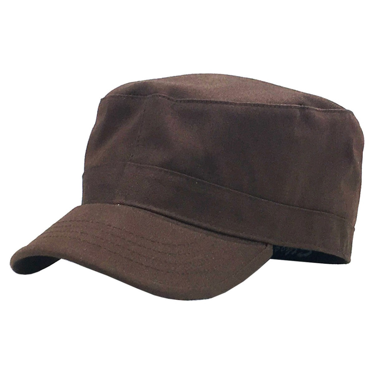 Military Cap - Classic, Multi-Coloured, Fitted Plain Cap
