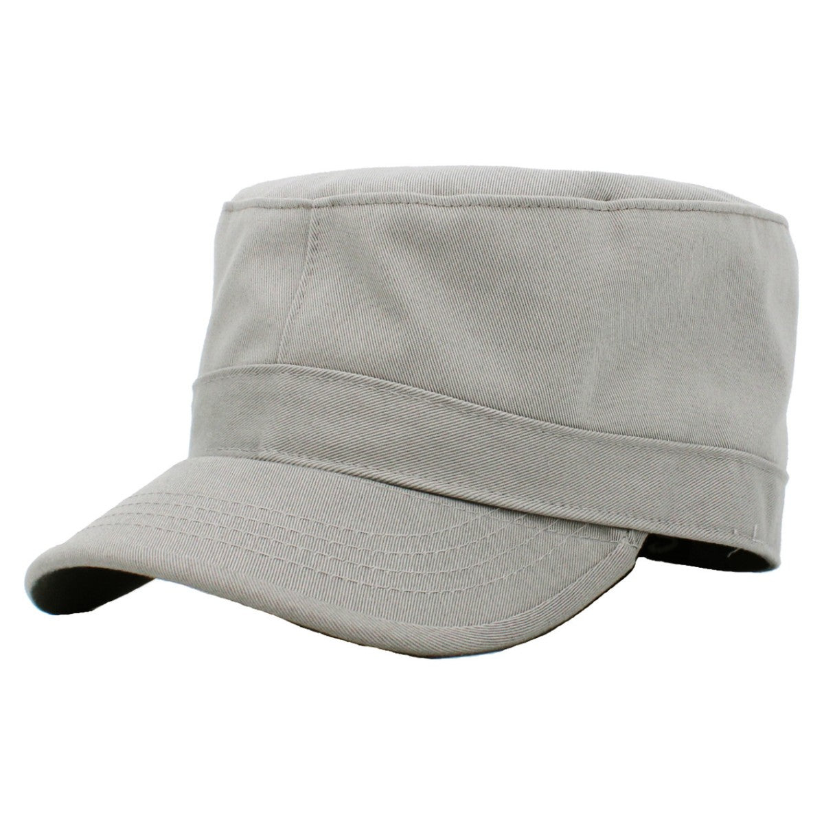 Military Cap - Classic, Multi-Coloured, Fitted Plain Cap