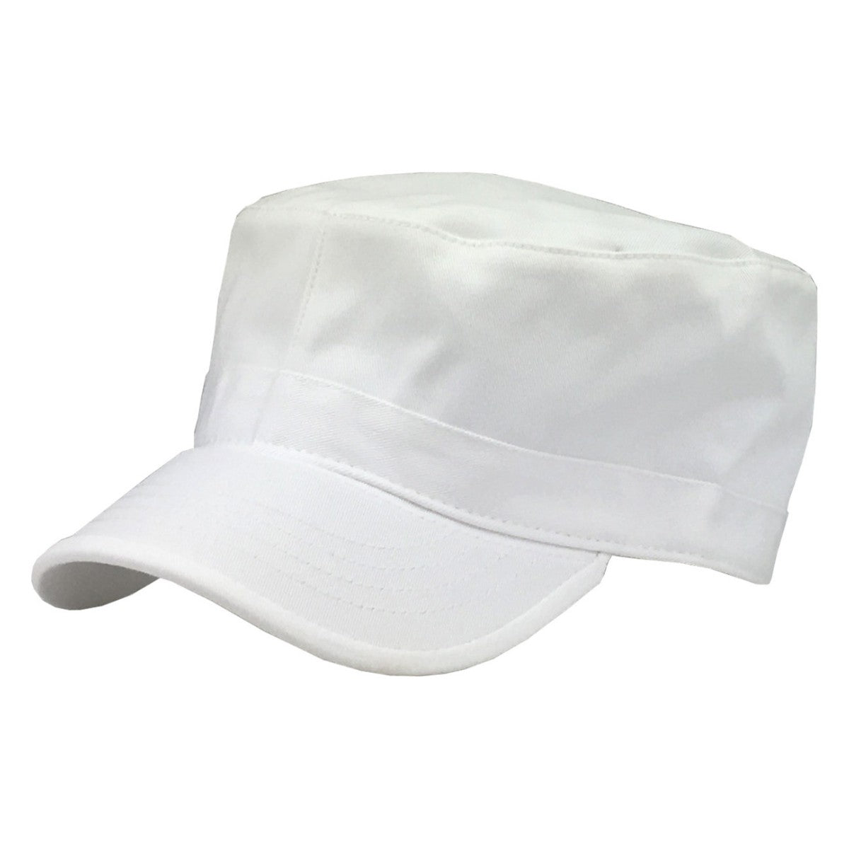 Military Cap - Classic, Multi-Coloured, Fitted Plain Cap