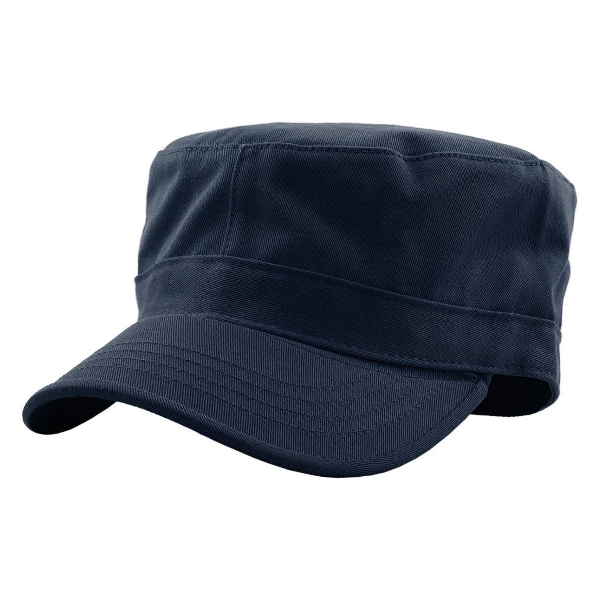 Military Cap - Classic, Multi-Coloured, Fitted Plain Cap