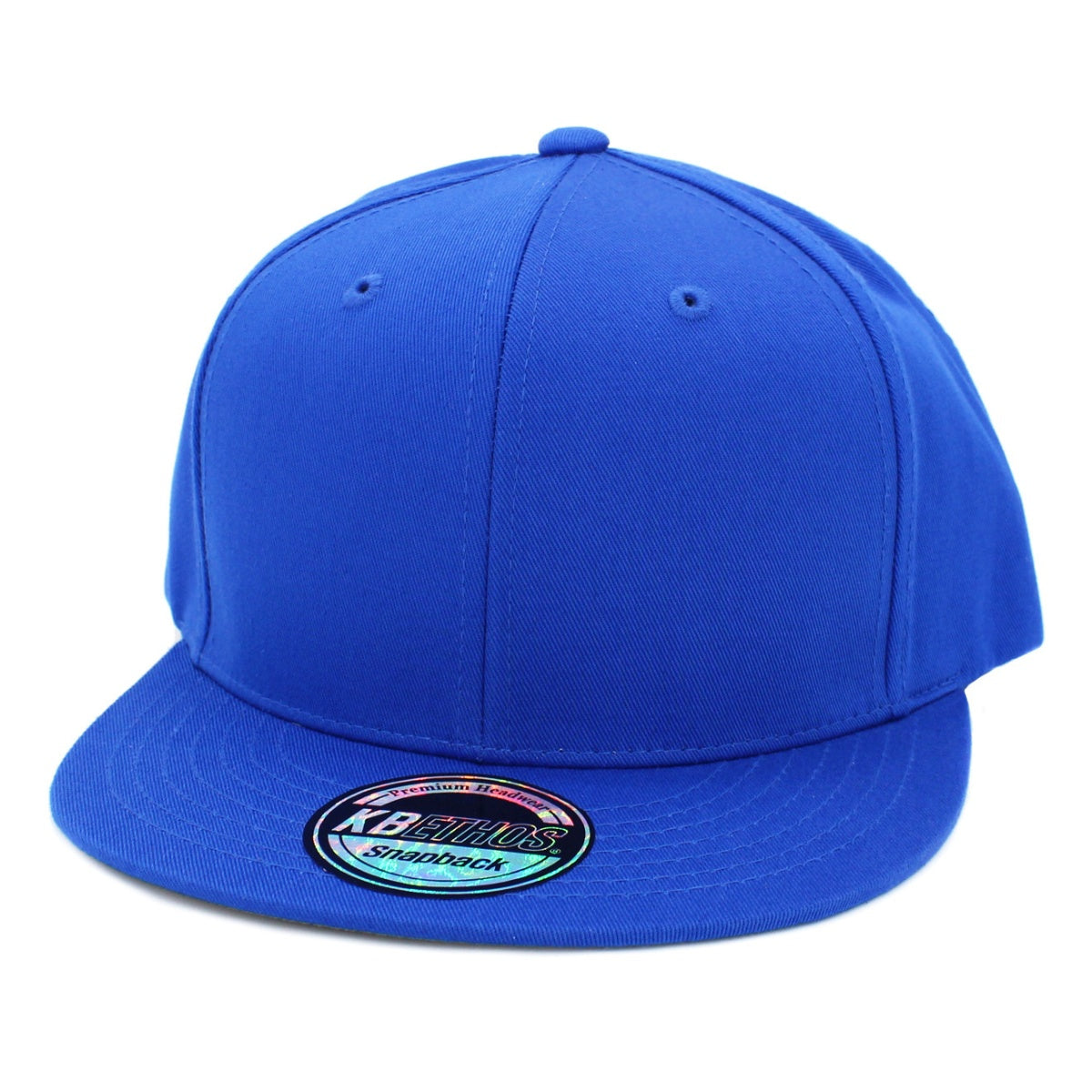 Plain Snapback cap (KNW1467) - Multi-Coloured, Adjustable Royal OSFA Plain Snapback