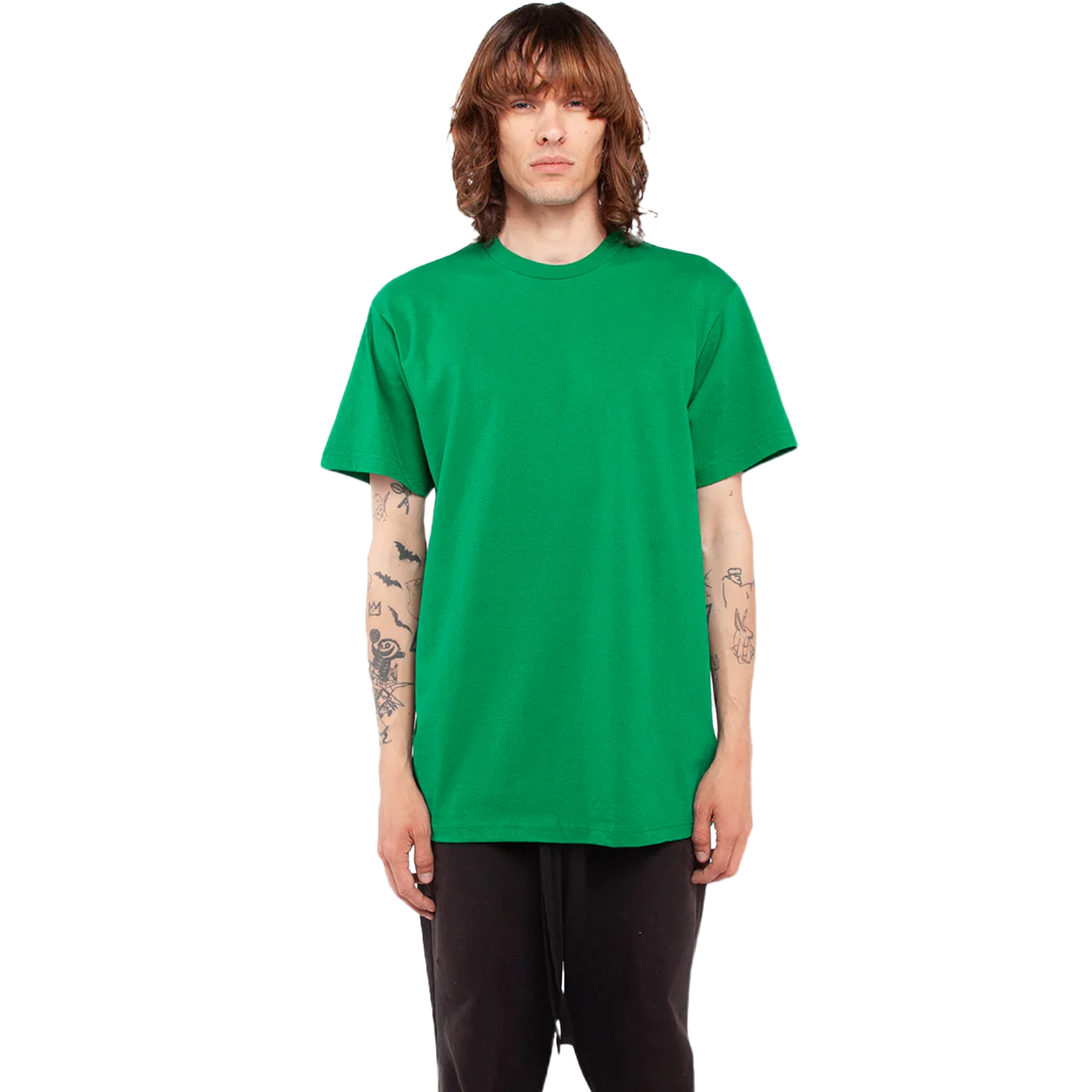 Active Short Sleeve - 6.0 oz Kelly Green Active COTTON MEN MIDWEIGHT Shaka Wear SHORTSLEEVES shsdparentproduct tearaway UNFITTED