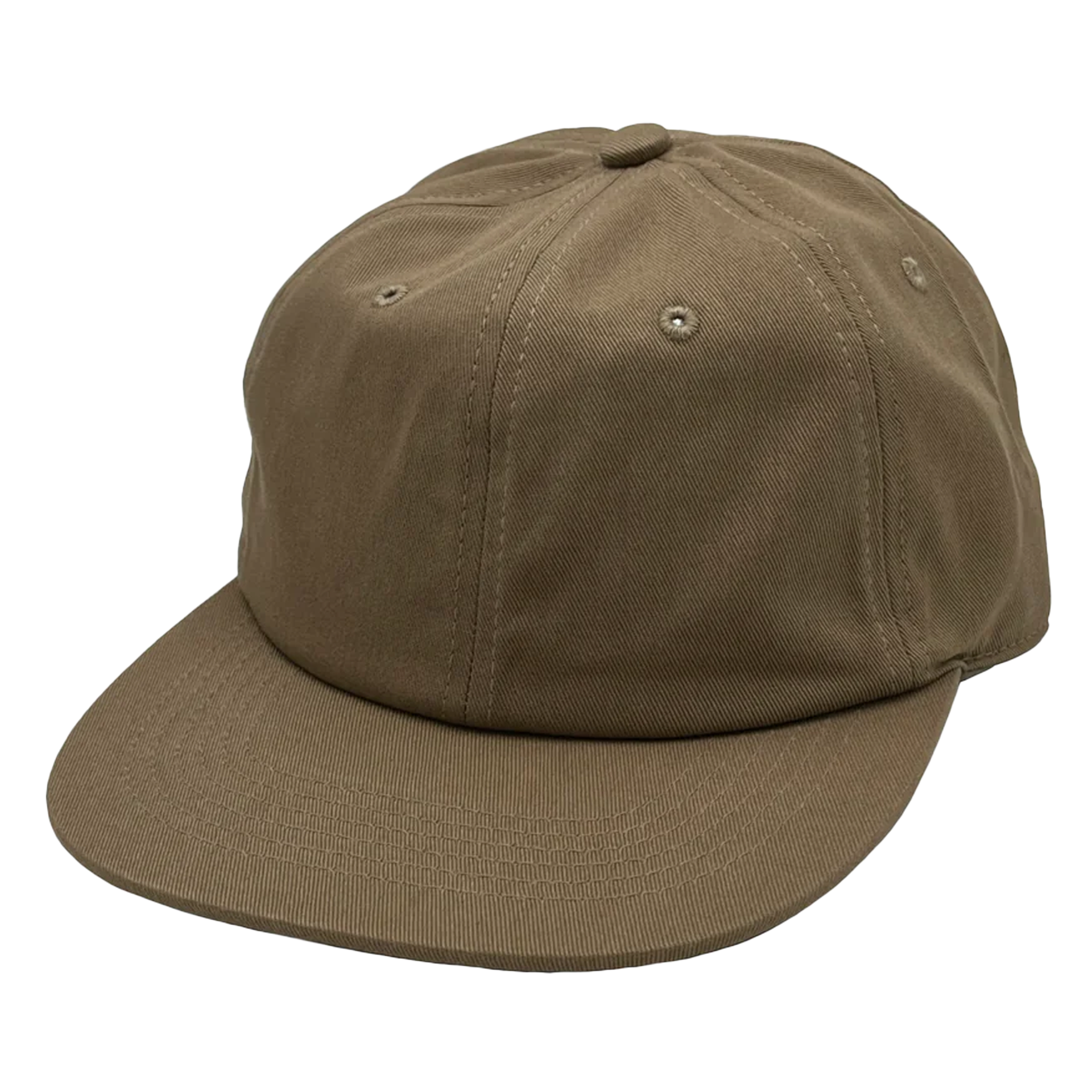 GNV-1004SB - 6 Panels Low Profile Flat Bill Khaki One Size 6 PANELS 6 PANELS - UNSTRUCTURED ADJUSTABLE BUCKLE BUCKLE STRAP COTTON FLAT FLAT BILL low profile nissi caps UNISEX UNSTRUCTURED