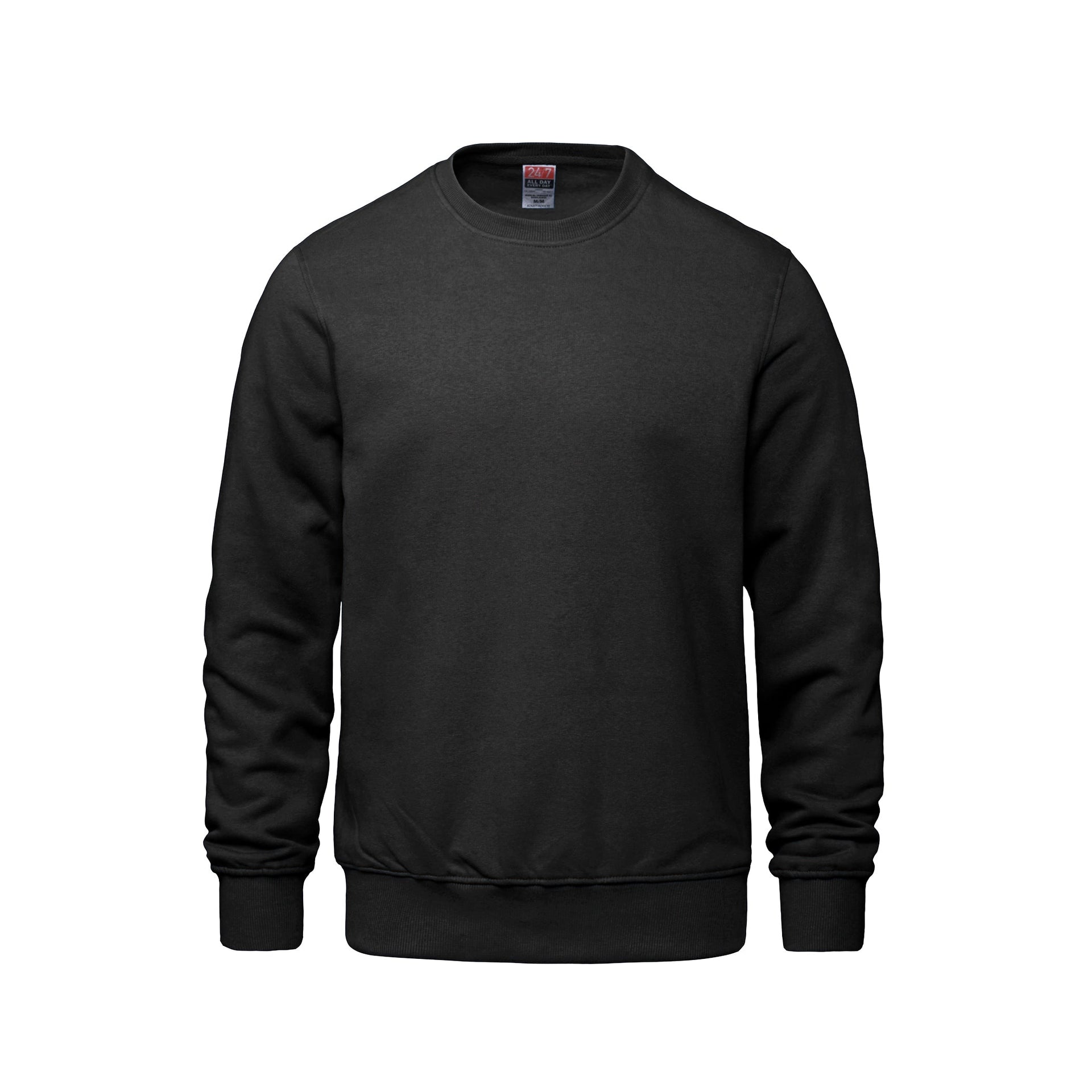 L00540 - Crew - Adult Crewneck Sweatshirt Black 540 __label: IN STOCK __label:NEW COLORS Ladies team
