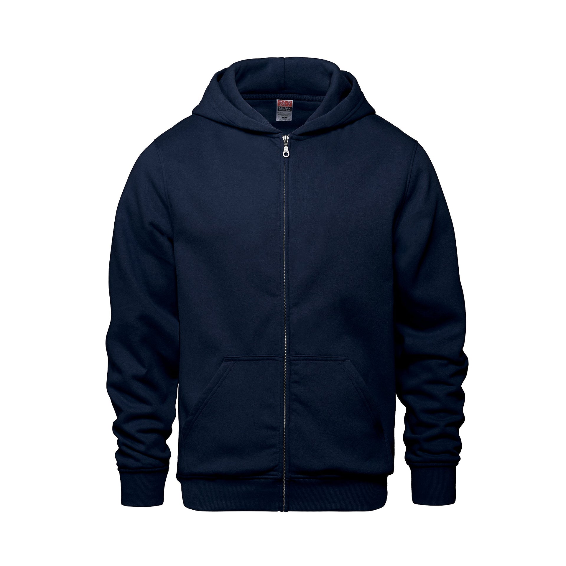 L0555Y - Surfer - Youth Full Zip Hooded Sweatshirt Navy 0555 555y __label:IN STOCK __label:NEW COLORS CSW24/7 sweat shirt sweatshirt team youth zip up