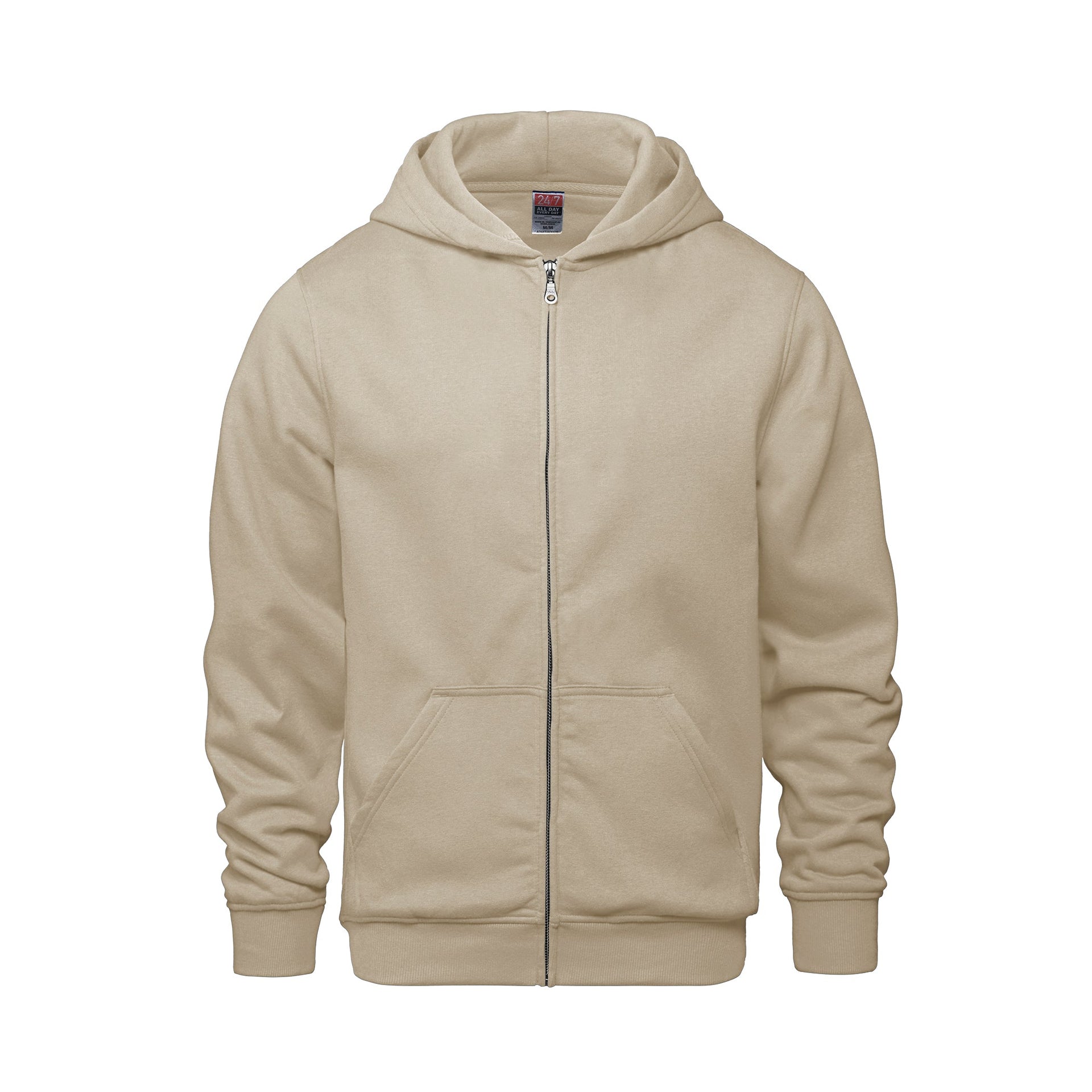 L0555Y - Surfer - Youth Full Zip Hooded Sweatshirt Sand 0555 555y __label:IN STOCK __label:NEW COLORS CSW24/7 sweat shirt sweatshirt team youth zip up