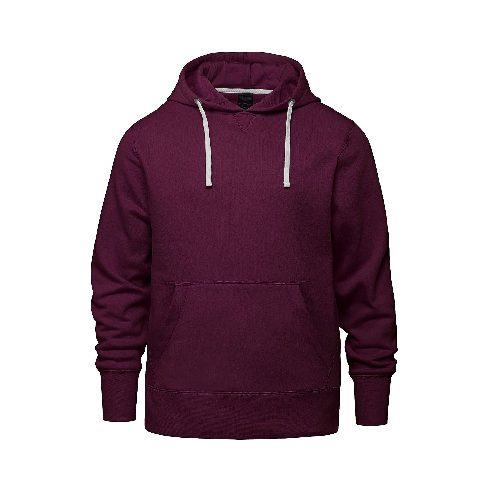 L00660 - Cedar Point - Adult Pullover Hooded Sweatshirt Burgundy 660 __label:May '25 __label:NEW COLORS adult eco-friendly mens Muskoka Trail sustainable sweatshirt