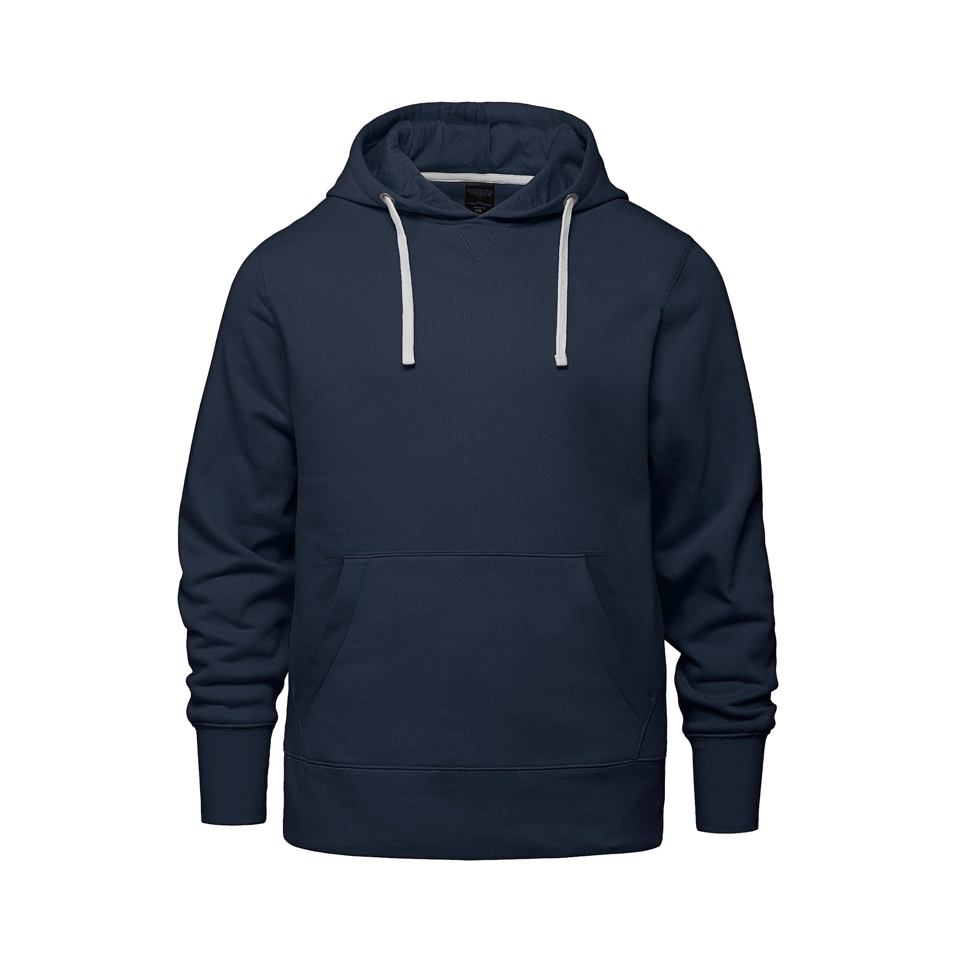 L00660 - Cedar Point - Adult Pullover Hooded Sweatshirt Navy 660 __label:May '25 __label:NEW COLORS adult eco-friendly mens Muskoka Trail sustainable sweatshirt