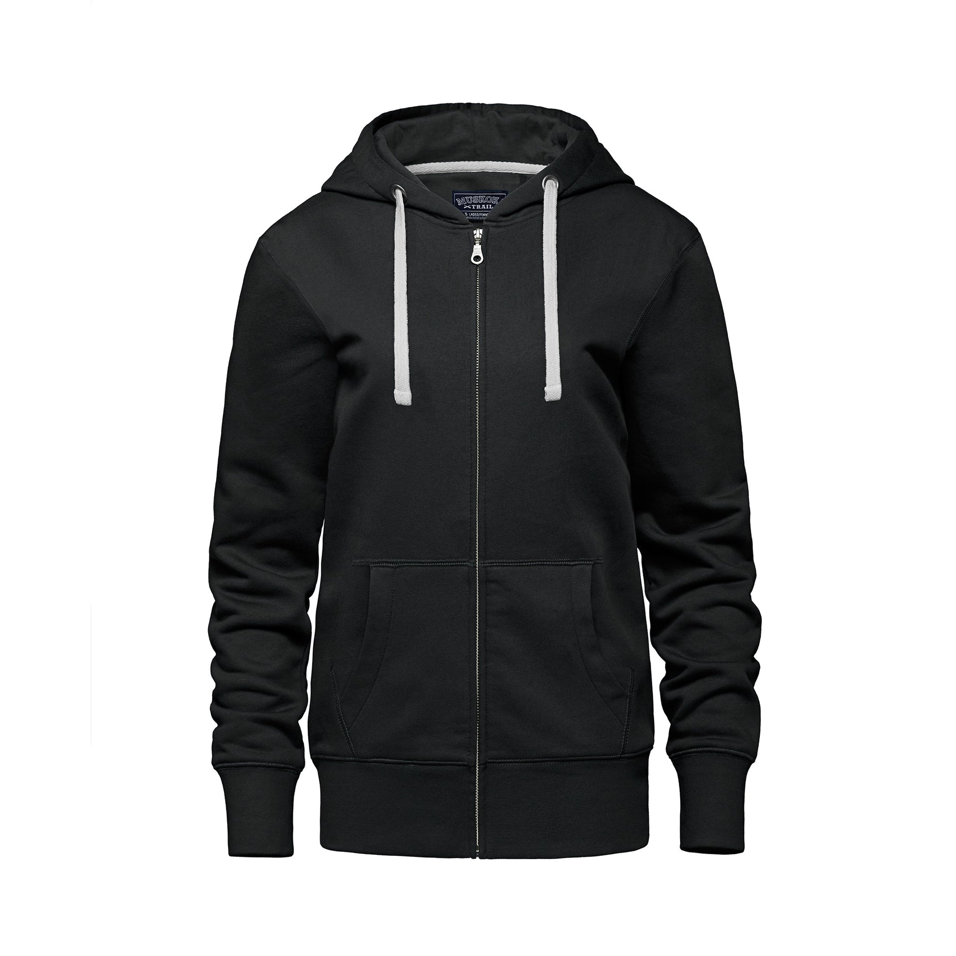 L00671 - Lakeview - Ladies Full-Zip Hooded Sweatshirt Black 671 eco-friendly Ladies sustainable sweater sweatshirt Women zip up