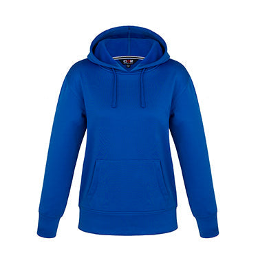 L00688 - Palm Aire - Ladies Polyester Pullover Hooded Sweatshirt Blue 688 CX2 Ladies team Women