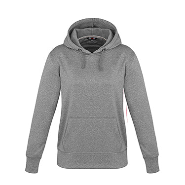 L00688 - Palm Aire - Ladies Polyester Pullover Hooded Sweatshirt Grey 688 CX2 Ladies team Women