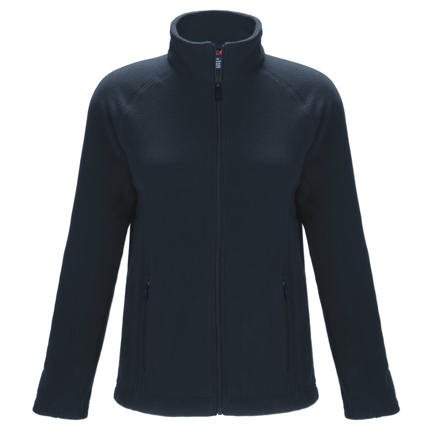 L00696 - Barren - Ladies Full-Zip Microfleece Jacket Black 696 CX2 Ladies sweater team Women