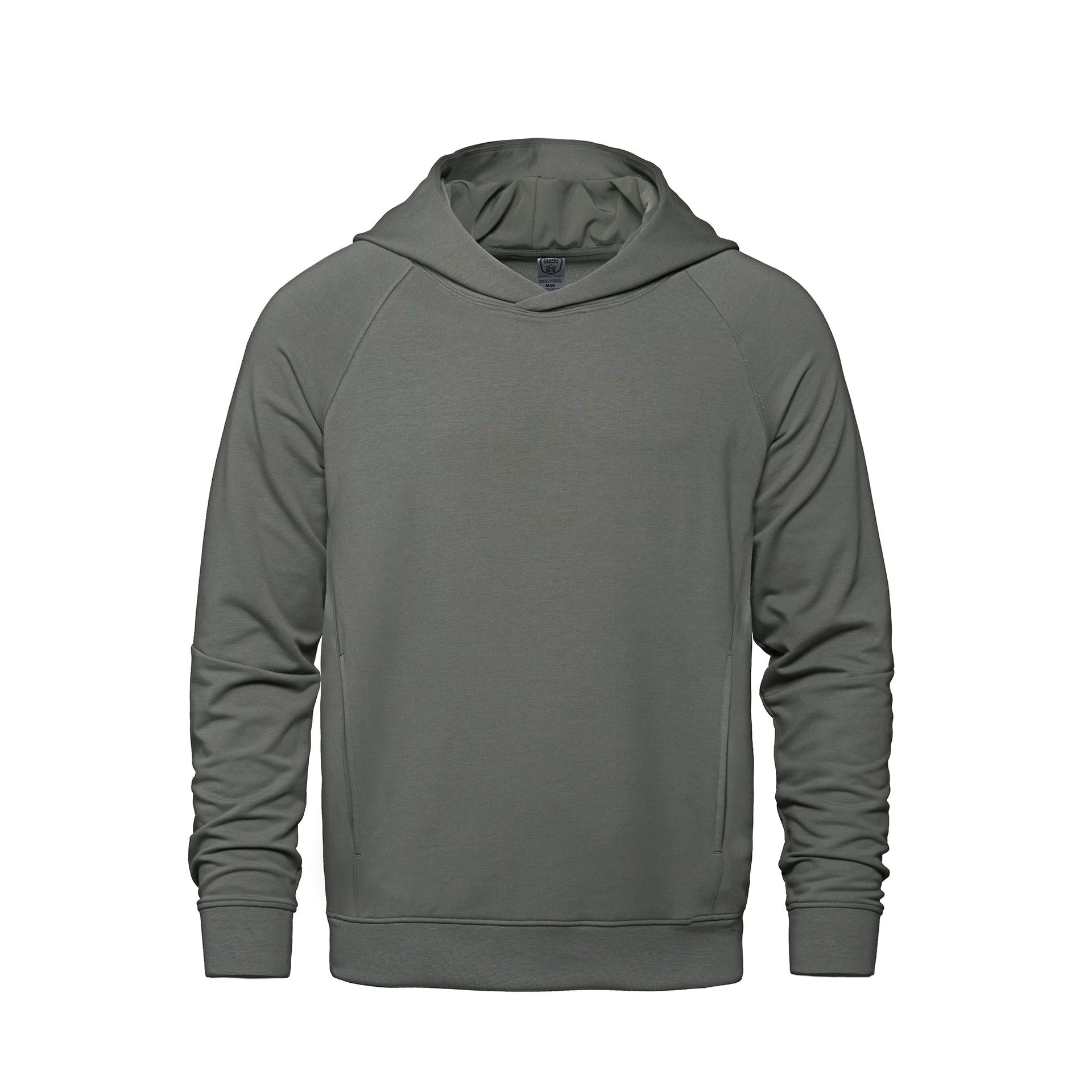 L00845 - Jetsetter - Adult French Terry Performance Pullover Hooded Sweatshirt Sage Green 0845 845 __label:IN-STOCK french terry lulu lululemon