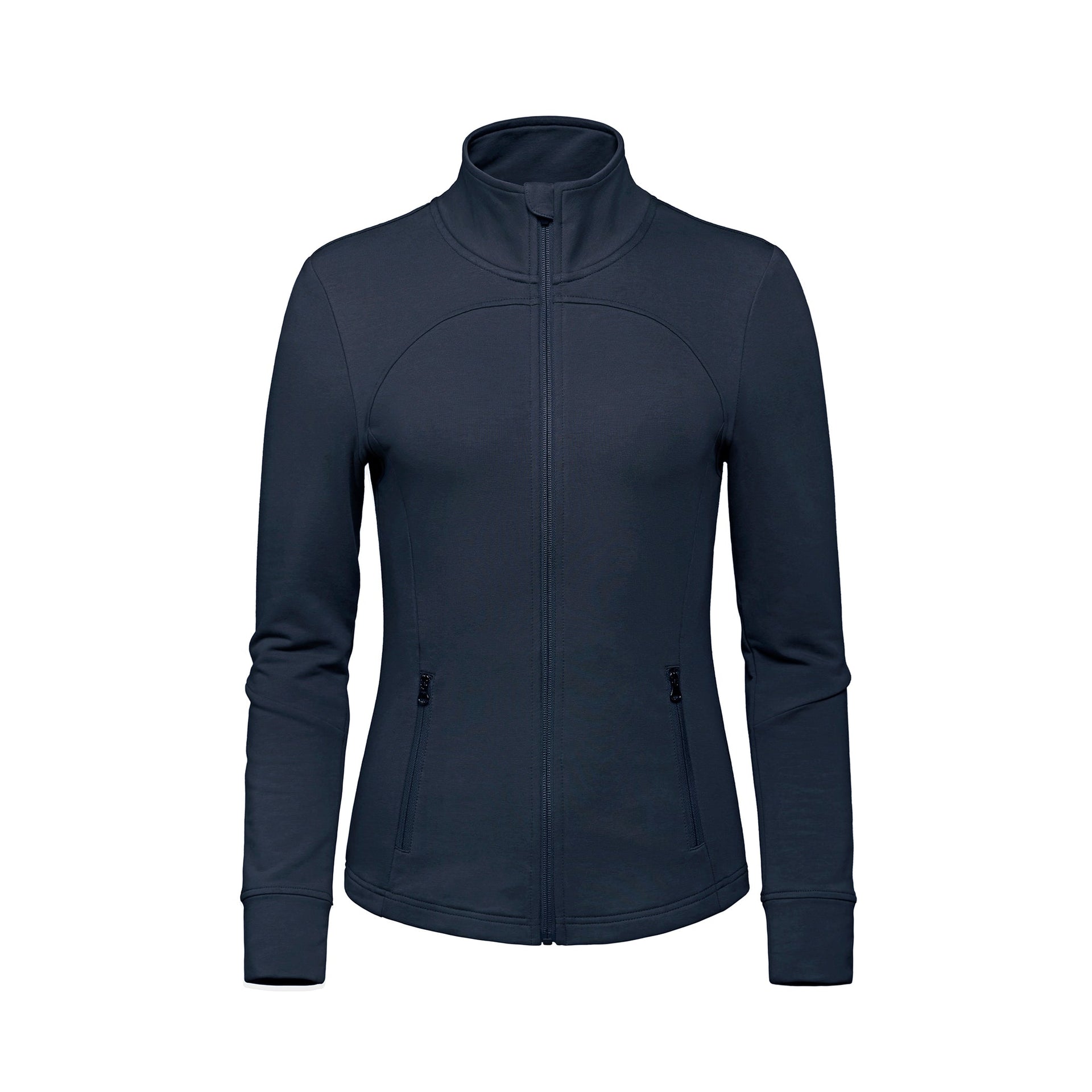 L00851 - Adventurer - Ladies French Terry Performance Full Zip Sweatshirt Navy 0851 851 __label:IN-STOCK french terry koi
