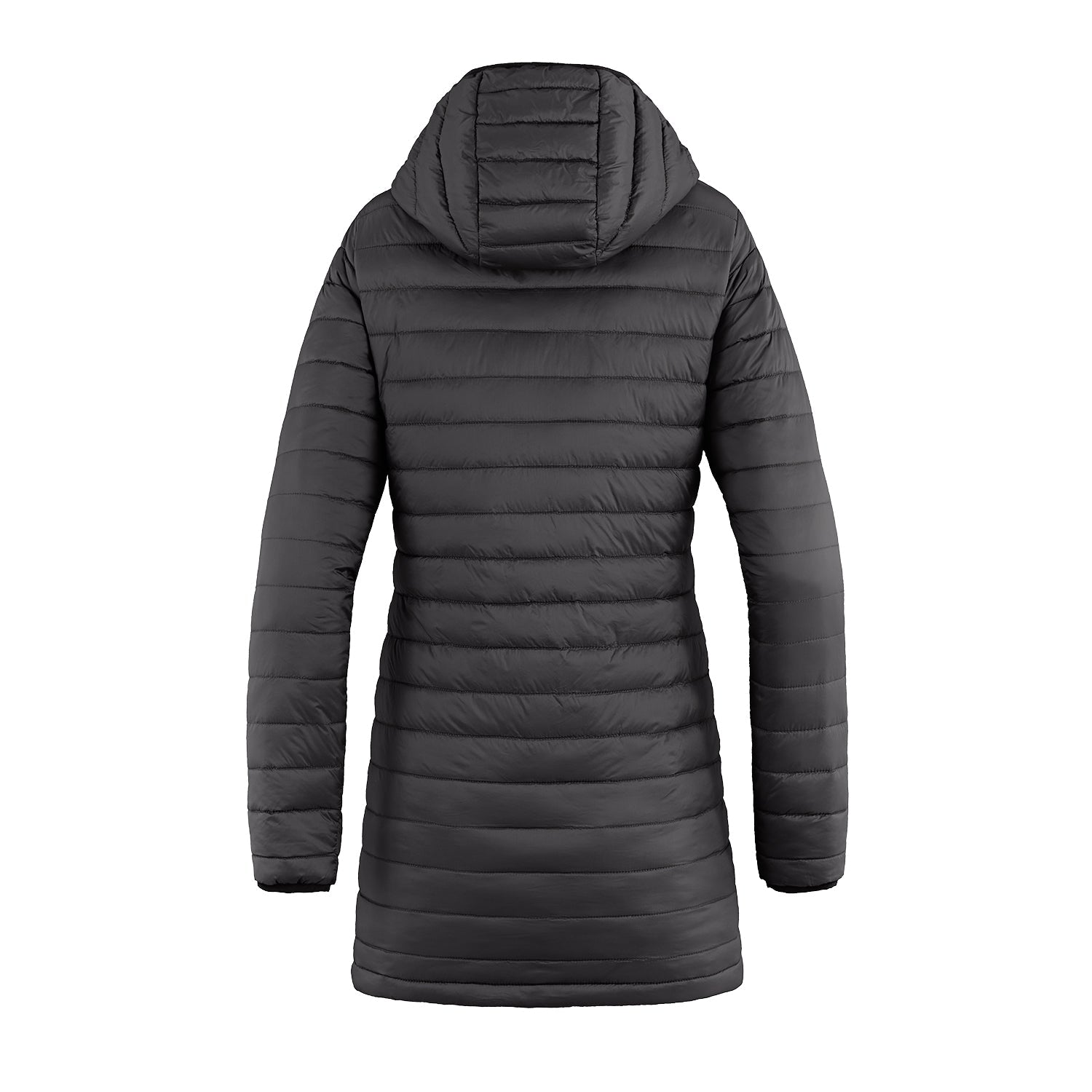 L00903 - Glacier Bay - Ladies Full Length Puffy Jacket w/ Detachable Hood 903 Jacket Ladies Lightweight Muskoka Trail Puffy Women