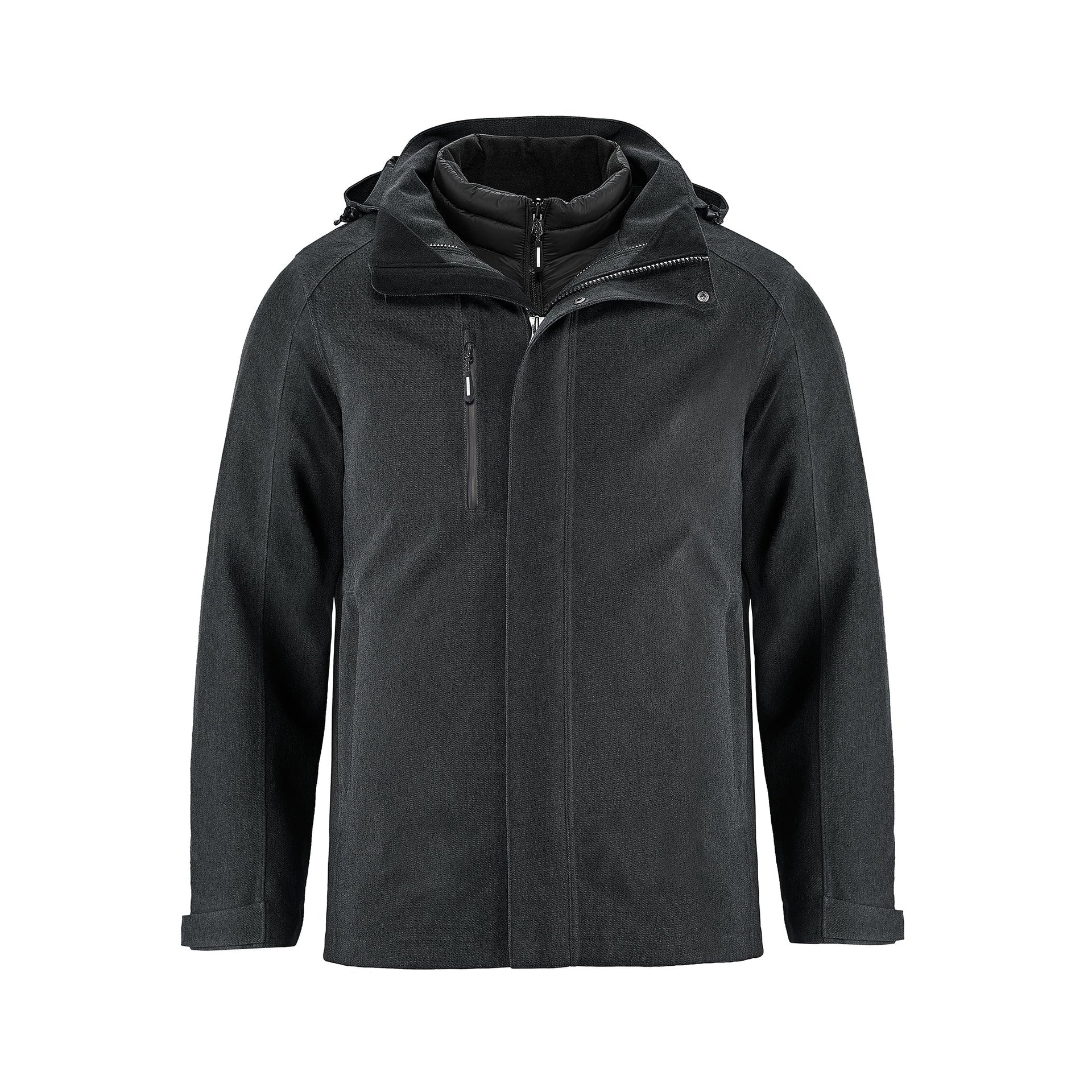 L06000 - Apex - Men's 3 in 1 Jacket Charcoal 3in1 6000 __label: NEW corporate magellan winter winter jacket xr-6 xr6