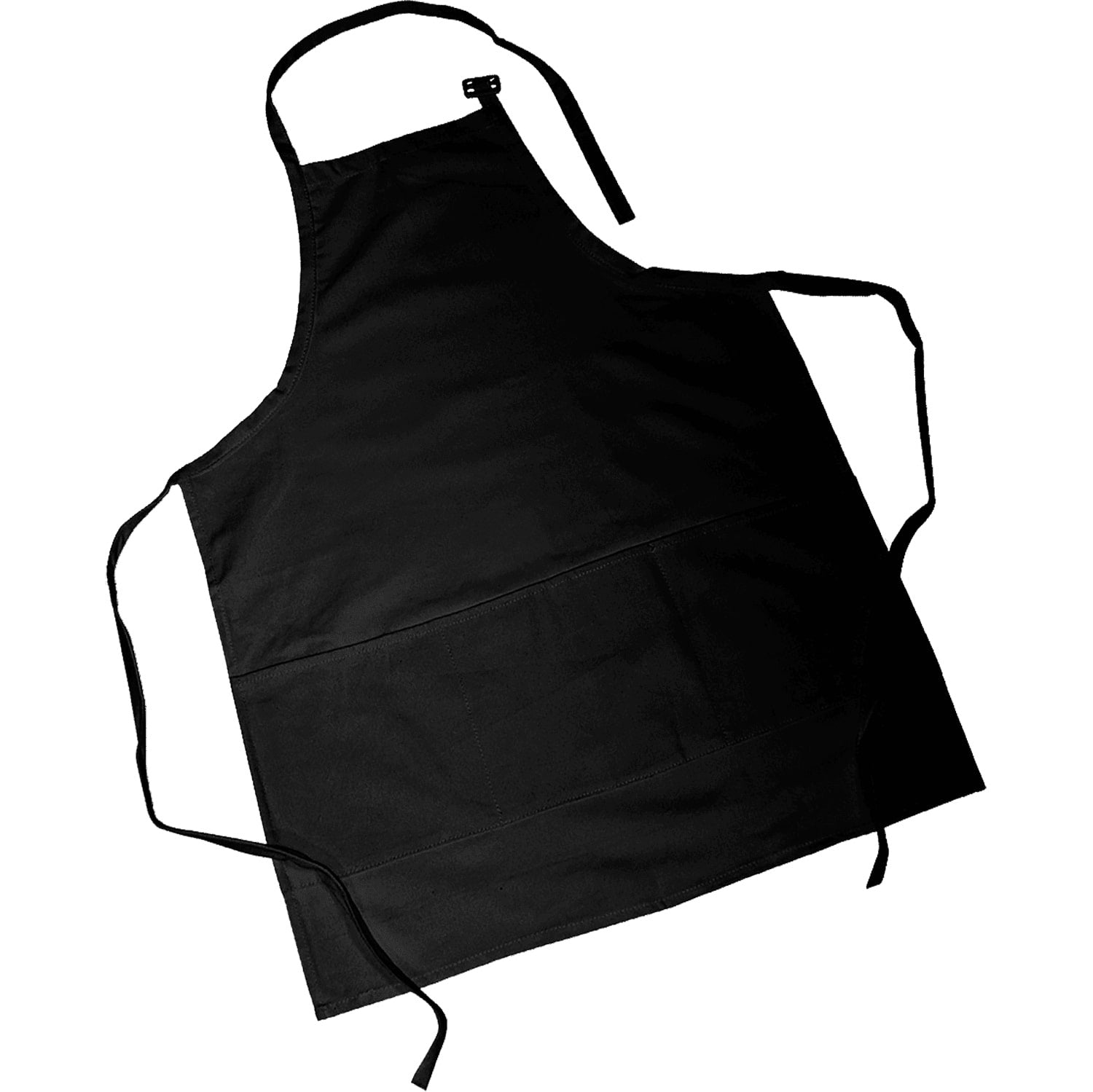 L9209B - Aprons - Cotton Chefs Apron Black OS 9209 9209b