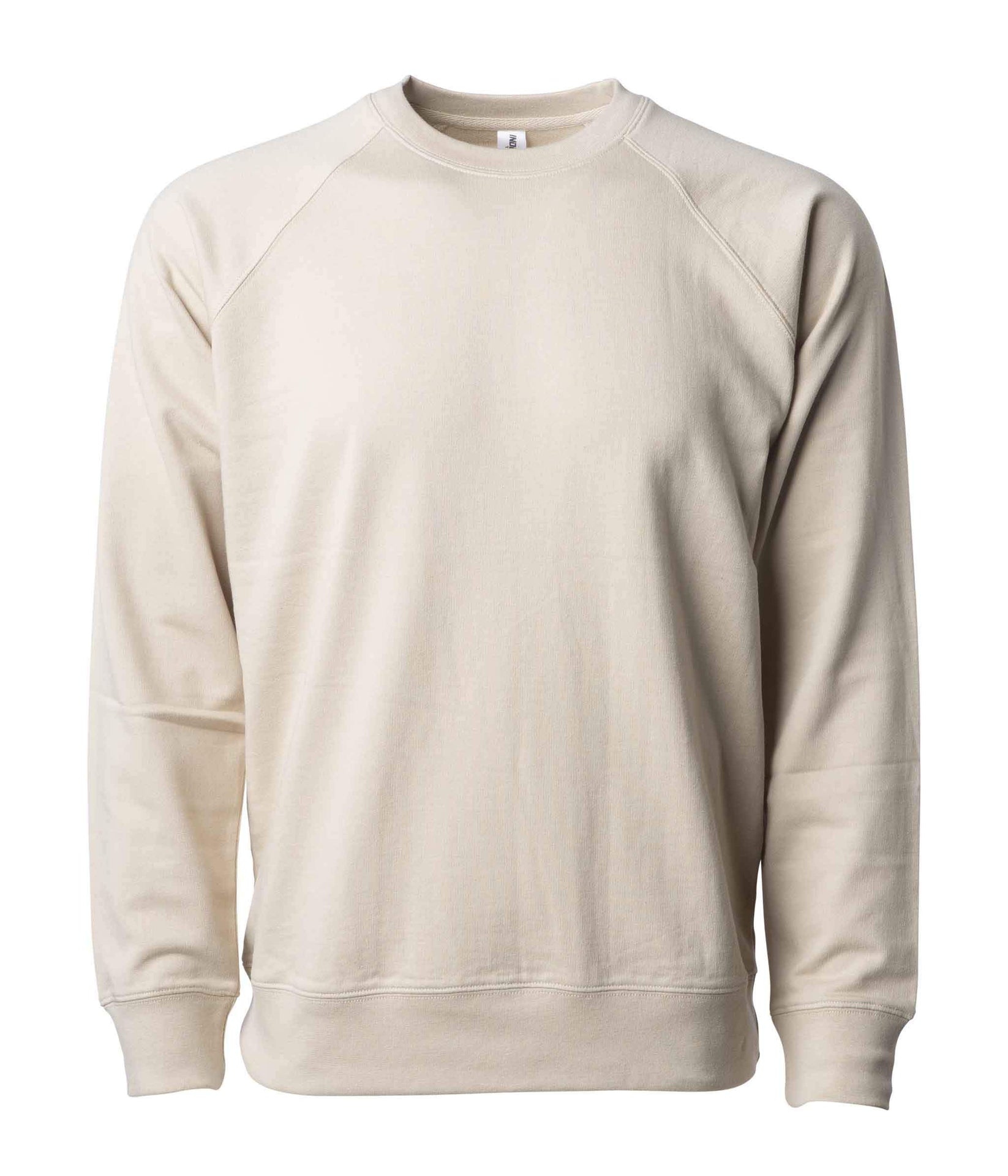 SS1000C - Unisex Lightweight Loopback Terry Crew Sand COTTON / POLYESTER crew neck CREWS fleece FRENCH TERRY INDEPENDENT Lightweight LOOPBACK TERRY RAGLAN REGULAR SS1000 sss standard STANDARD SUPPLY sweatshirt tearaway UNISEX