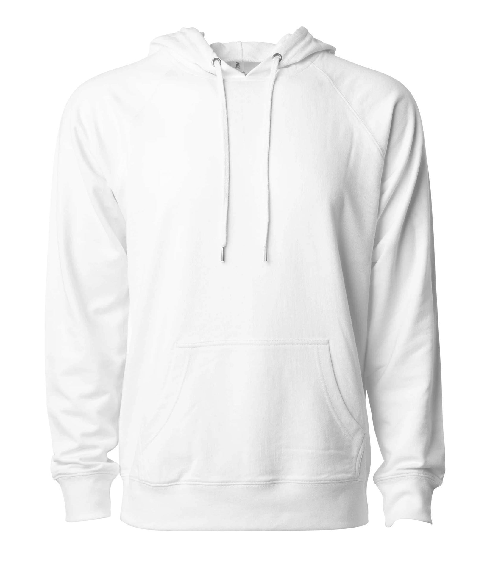 SS1000P - Unisex Lightweight Loopback Terry Hooded Pullover White COTTON / POLYESTER fleece FRENCH TERRY INDEPENDENT Lightweight LOOPBACK TERRY RAGLAN REGULAR SS1000 sss standard STANDARD SUPPLY tearaway UNISEX