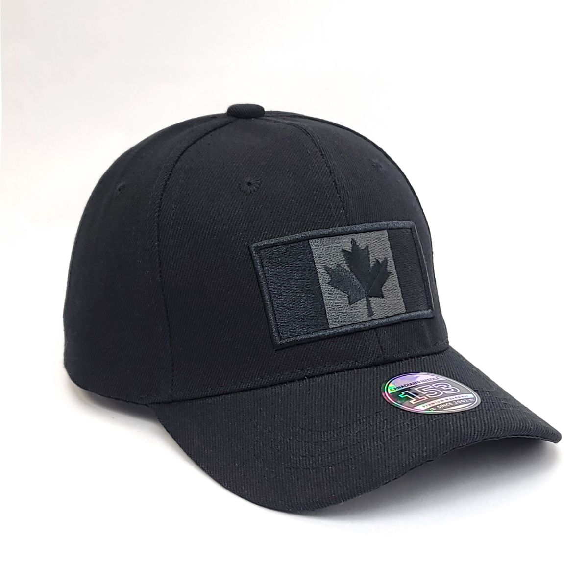Canada Flag Cap - Black with Canada Flag Logo, Black & Red Flag Best Canada Cap Flag Seller