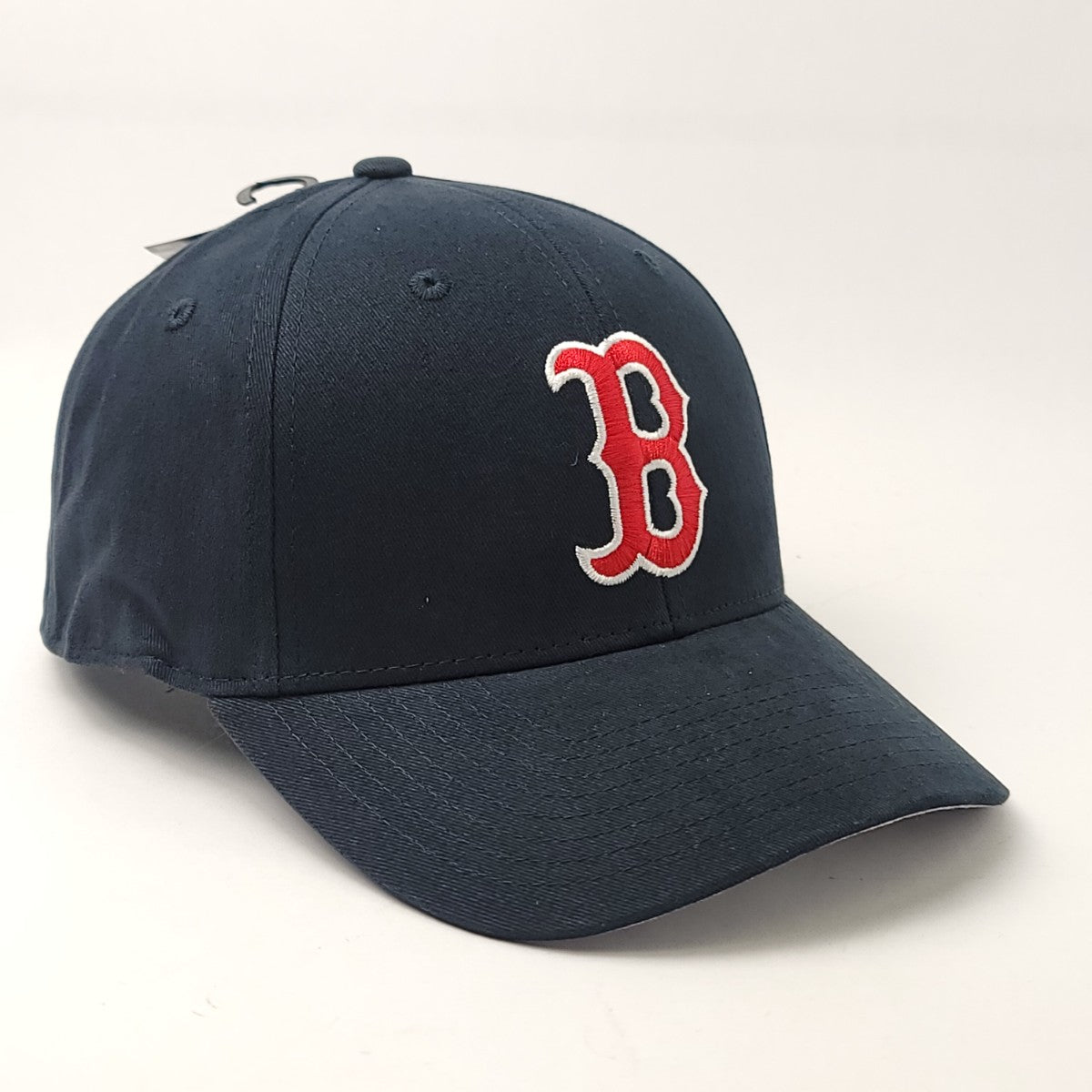 Boston Redsox Cap - Basic, Navy, Adjustable Velcro Closure, Velcro Closure - Toronto Embroidery baseball cap bulk orders custom caps custom decoration custom embroidery durable embroidered hats embroidery service fast turnaround headwear long lasting premium quality professional embroidery professional grade redsox toronto embroidery trucker hat