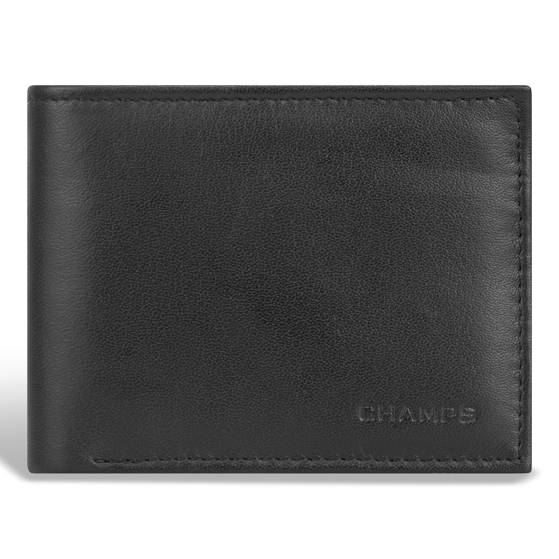 Classic / Leather Multi-Wing ID Wallet Black Champs Luggage Shopify Collective