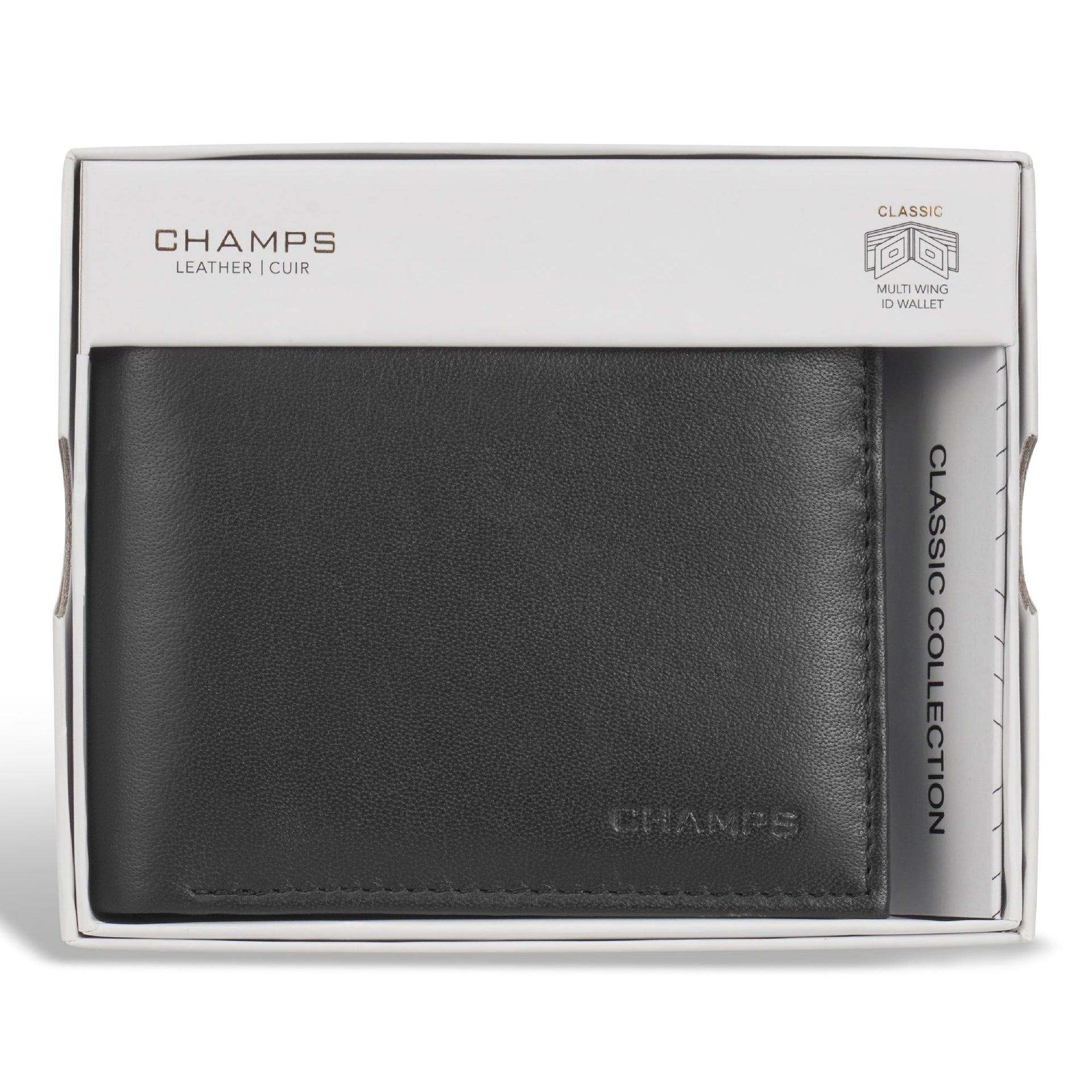 Classic / Leather Multi-Wing ID Wallet Champs Luggage Shopify Collective