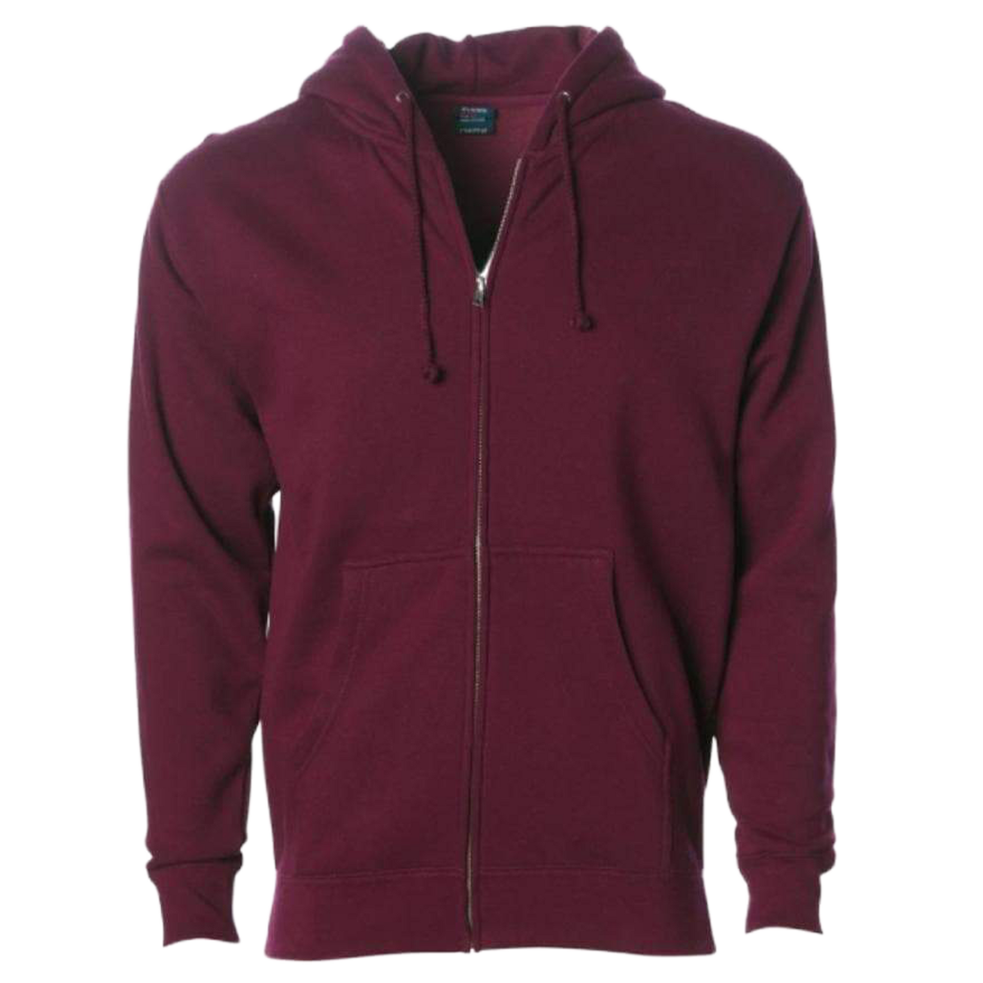IND4000Z - Men's Heavyweight Zip Hooded Sweatshirt Maroon 4000 CLOSEOUT COTTON / POLYESTER Heavyweight hoodie ind INDEPENDENT INDEPENDENT CLOSE OUT MEN mens ON SALE REGULAR tearaway ZIPS