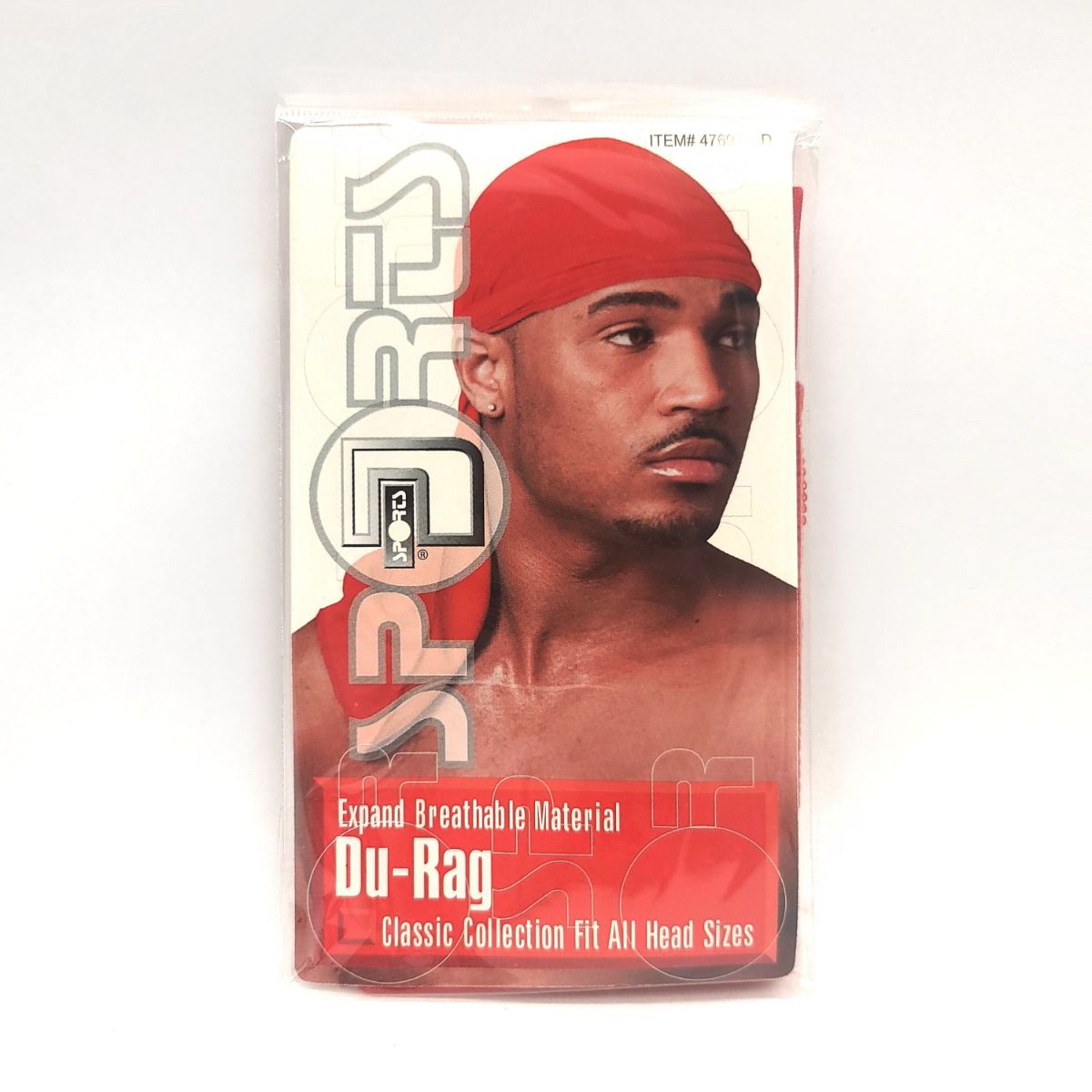 Durag - Sports, Tie Down, Multi-Coloured, One Size Red Accessories