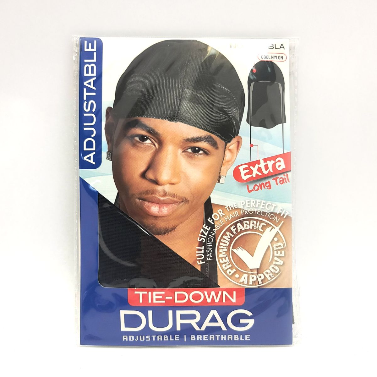 Durag - Sports, Tie Down, Multi-Coloured, One Size Black Accessories