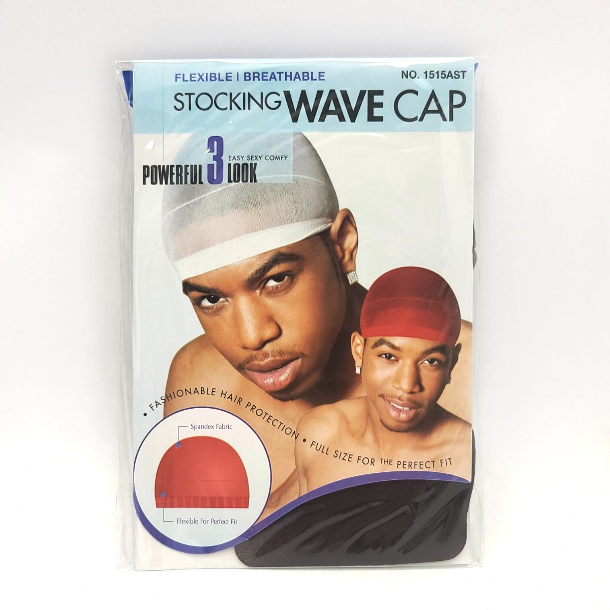 Stocking Wave Cap, Multi-Coloured, One Size, 1515 Brown Accessories