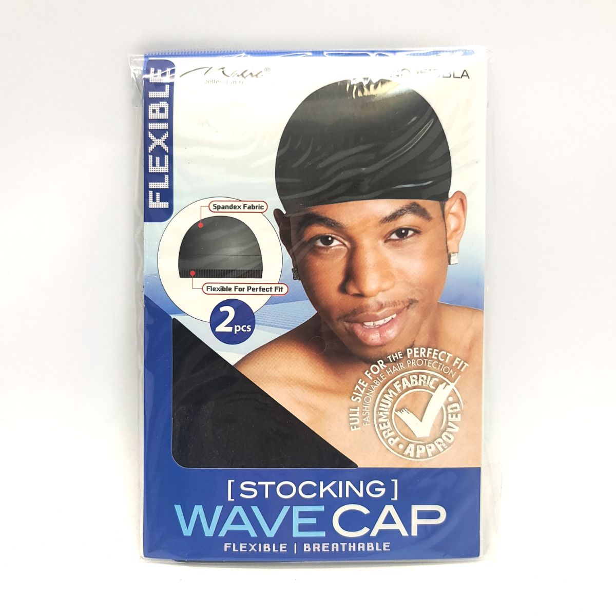 Stocking Wave Cap, Multi-Coloured, One Size, 1515 Black Accessories