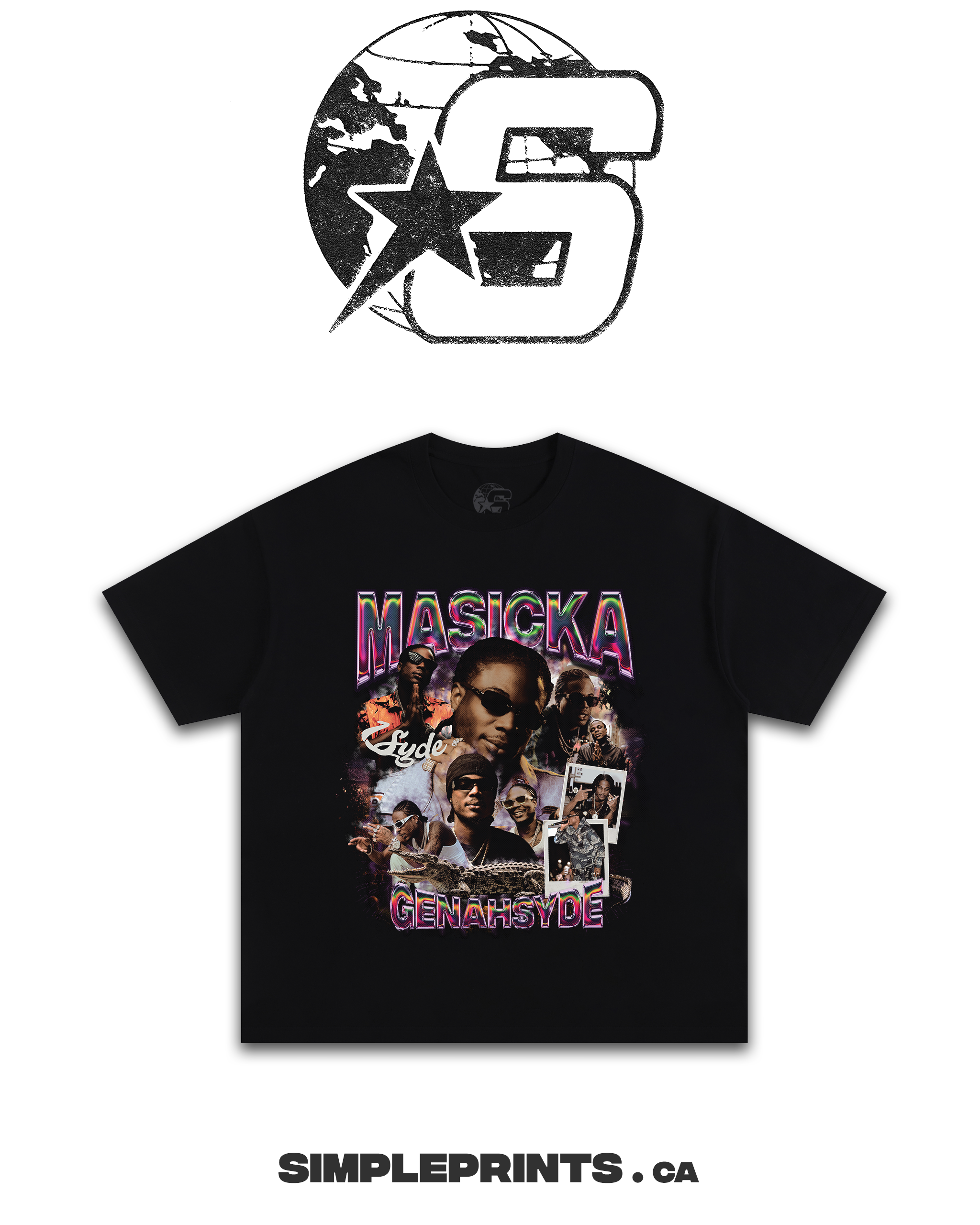 MASICKA Graphic T-Shirt Shopify Collective Simpleprints t-shirt tops