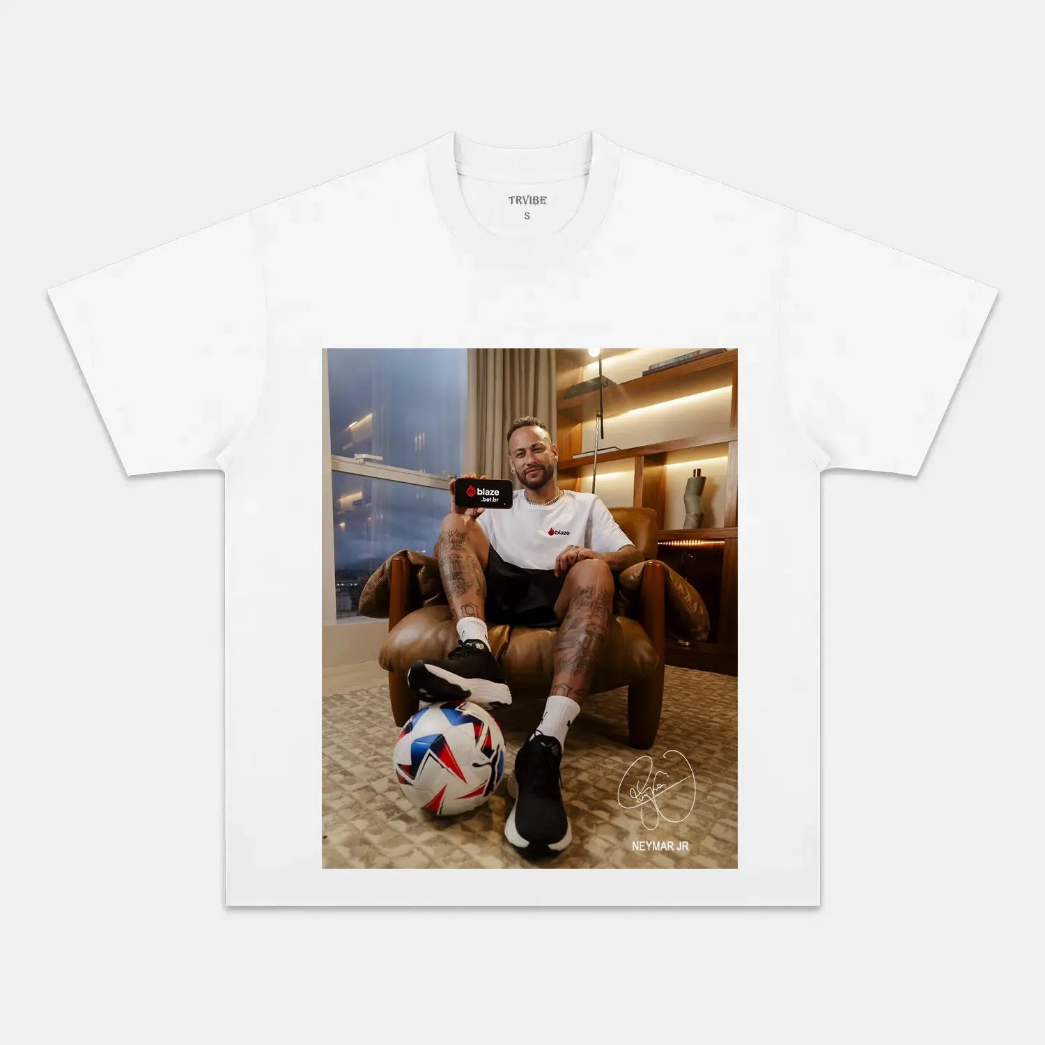NEYMAR JR VINTAGE CLOTHES SOCCER SPORT