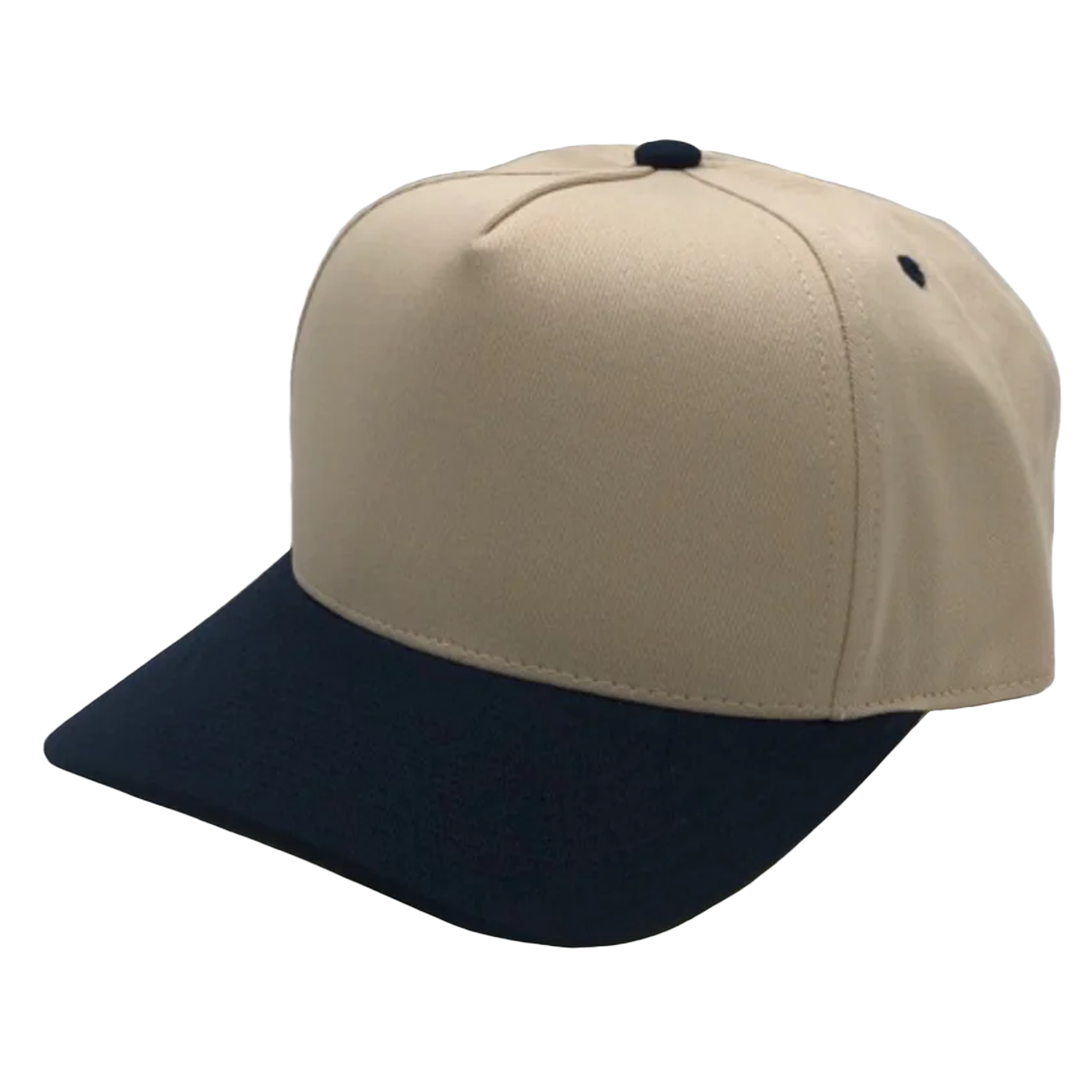 GNV-007 - Premium Pro Style Cap Navy Stone One Size 5 PANELS COMING SOON COTTON / POLYESTER CURVE HIGH PROFILE NISSI nissi caps SNAPBACK STRUCTURED UNISEX