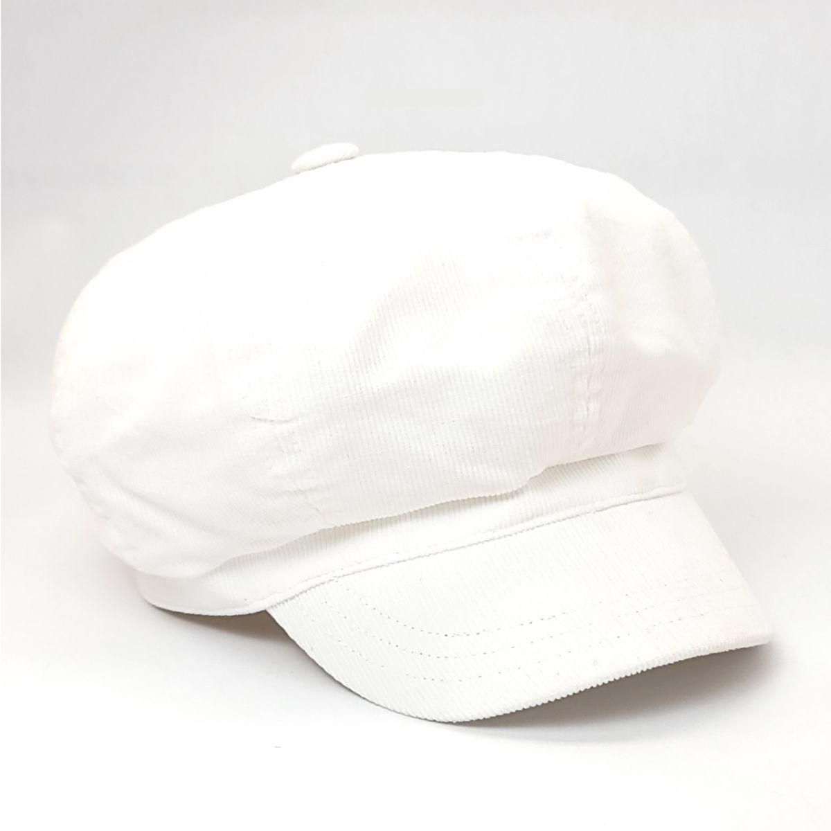 Newsboy Hat - Corduroy, Multi-Coloured White OSFA Dozen Special Mix&Match