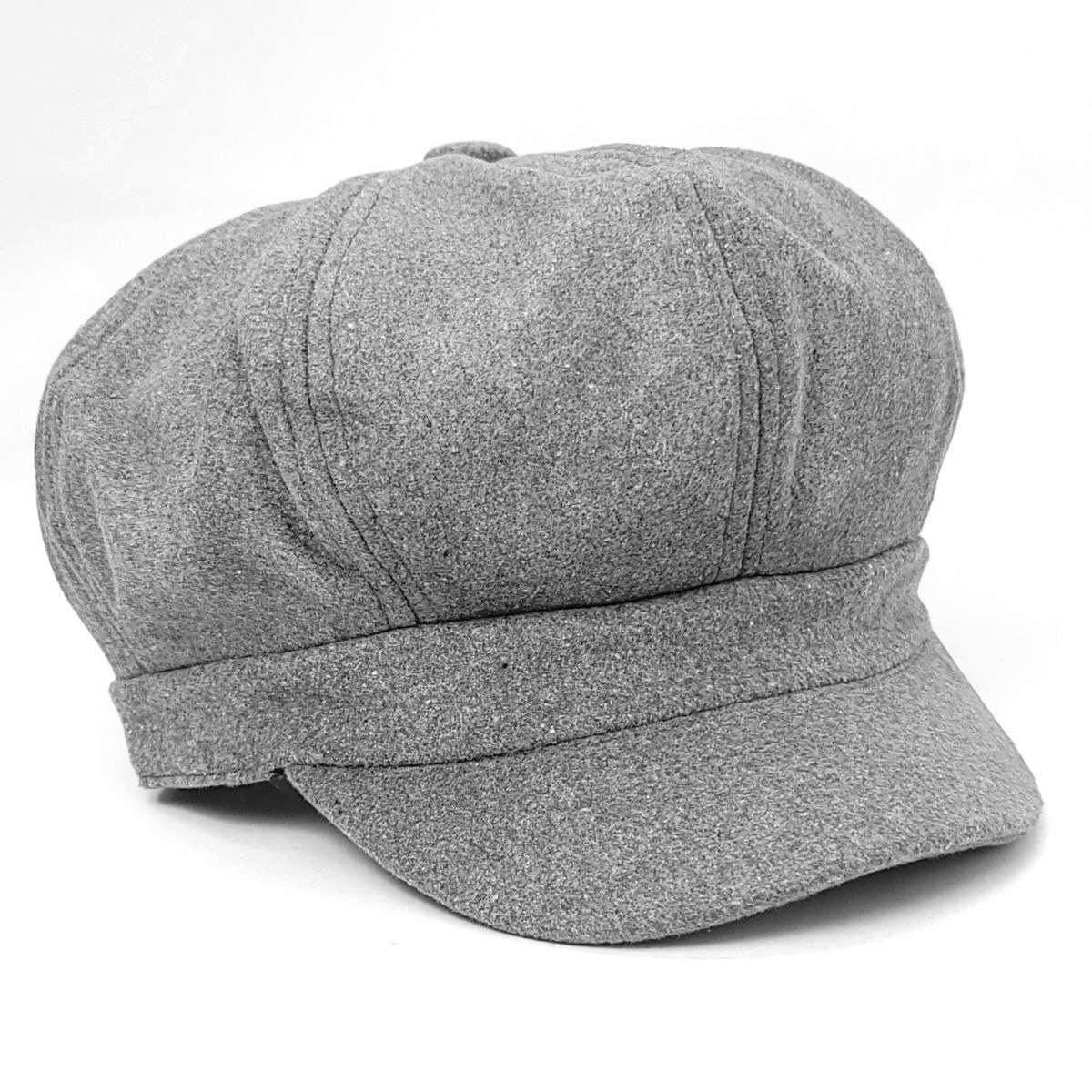 Newsboy Hat - Solid Colour, Light Grey & Grey Grey OSFA Dozen Special Mix&Match