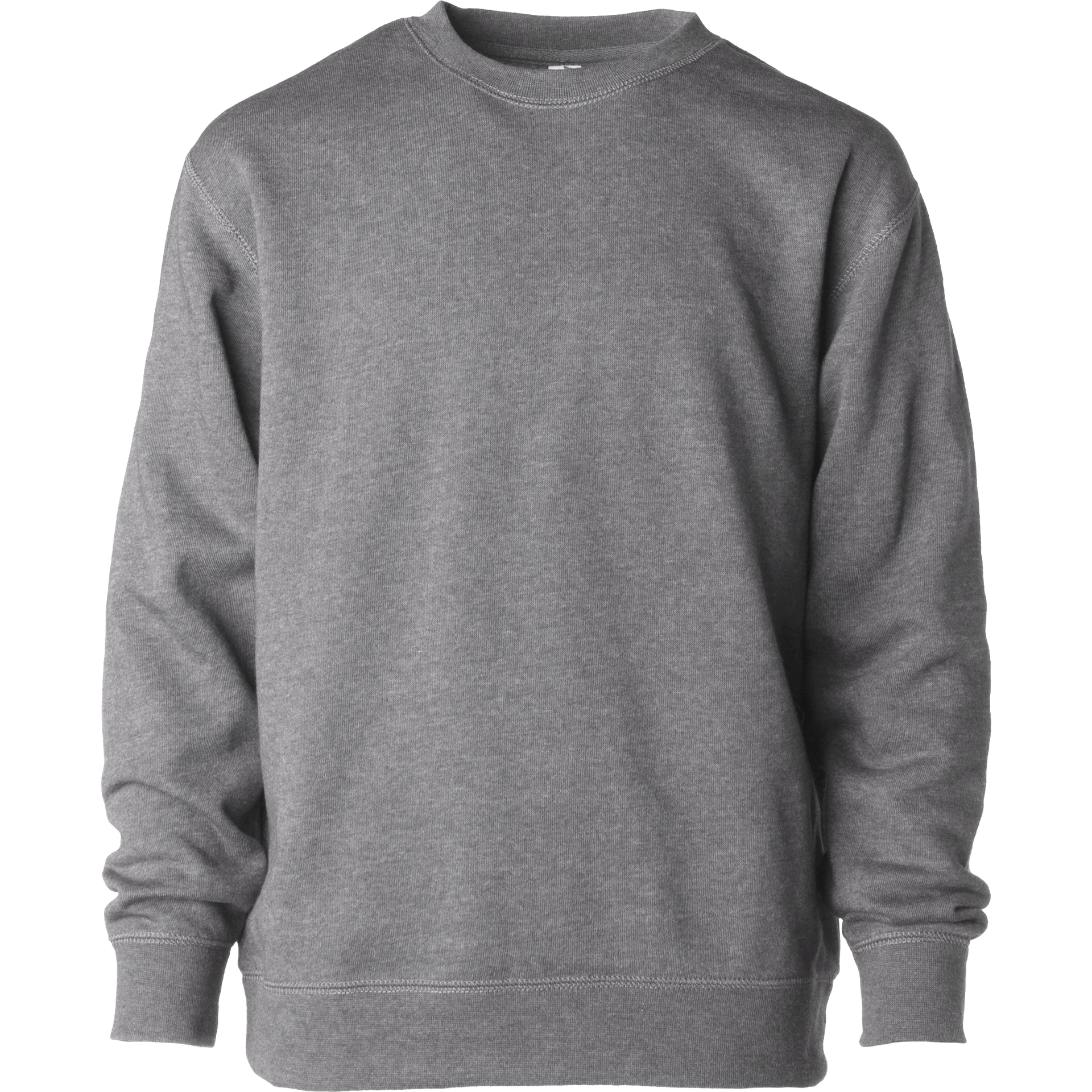 PRM15YSBC - Youth Special Blend Crewneck Nickel Heather COTTON / POLYESTER Crew crew neck CREWNECK CREWS INDEPENDENT Lightweight PREMIUM REGULAR SPECIAL BLEND tearaway YOUTH