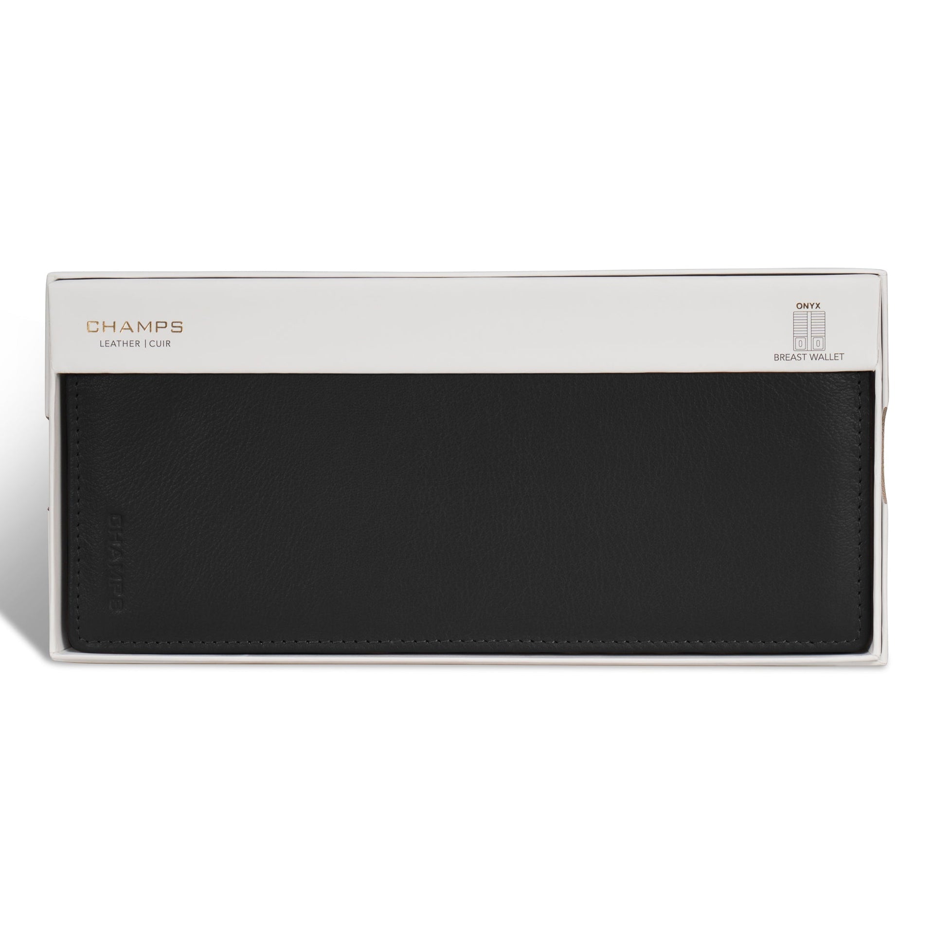 Onyx / Leather Breast Wallet Champs Luggage Shopify Collective