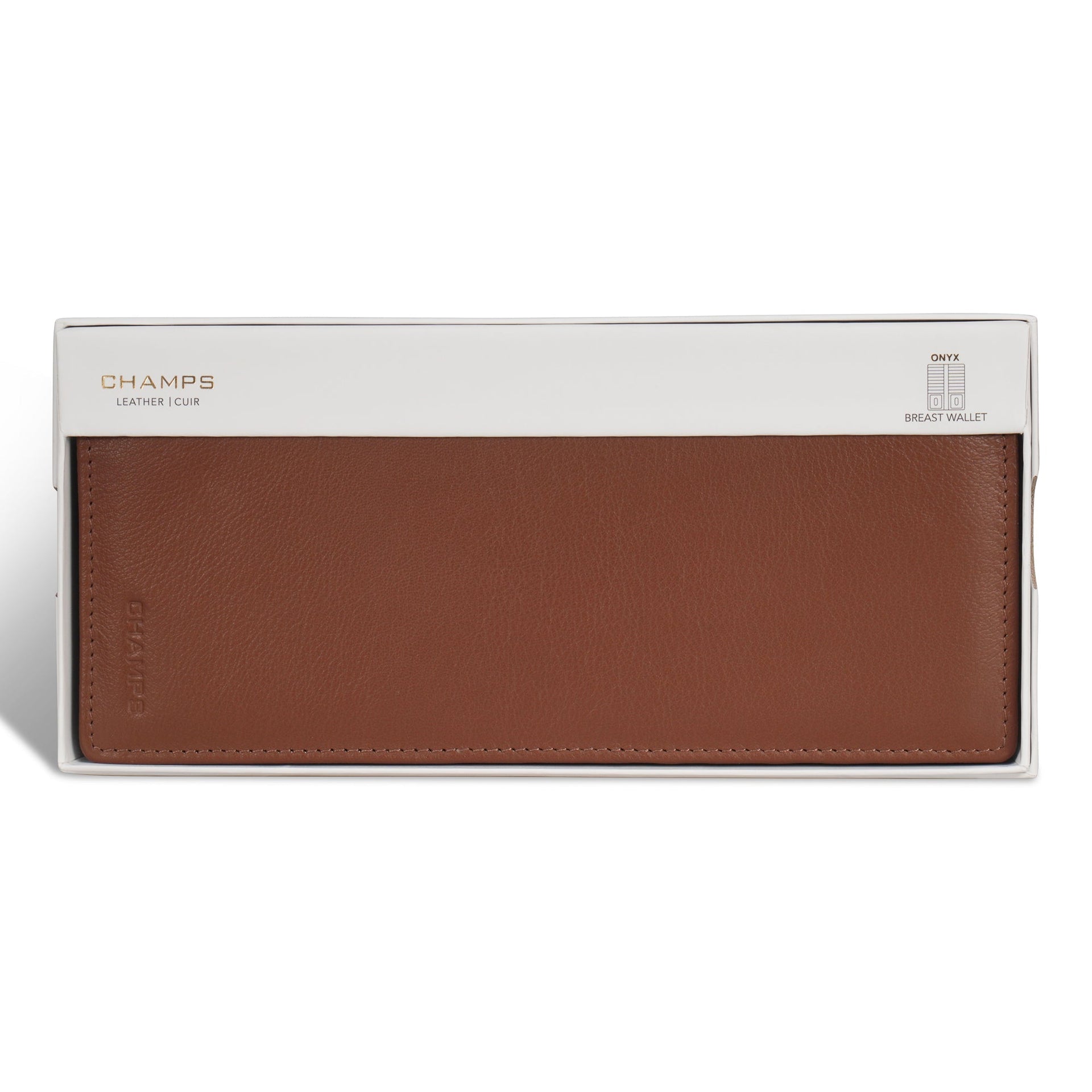 Onyx / Leather Breast Wallet Champs Luggage Shopify Collective