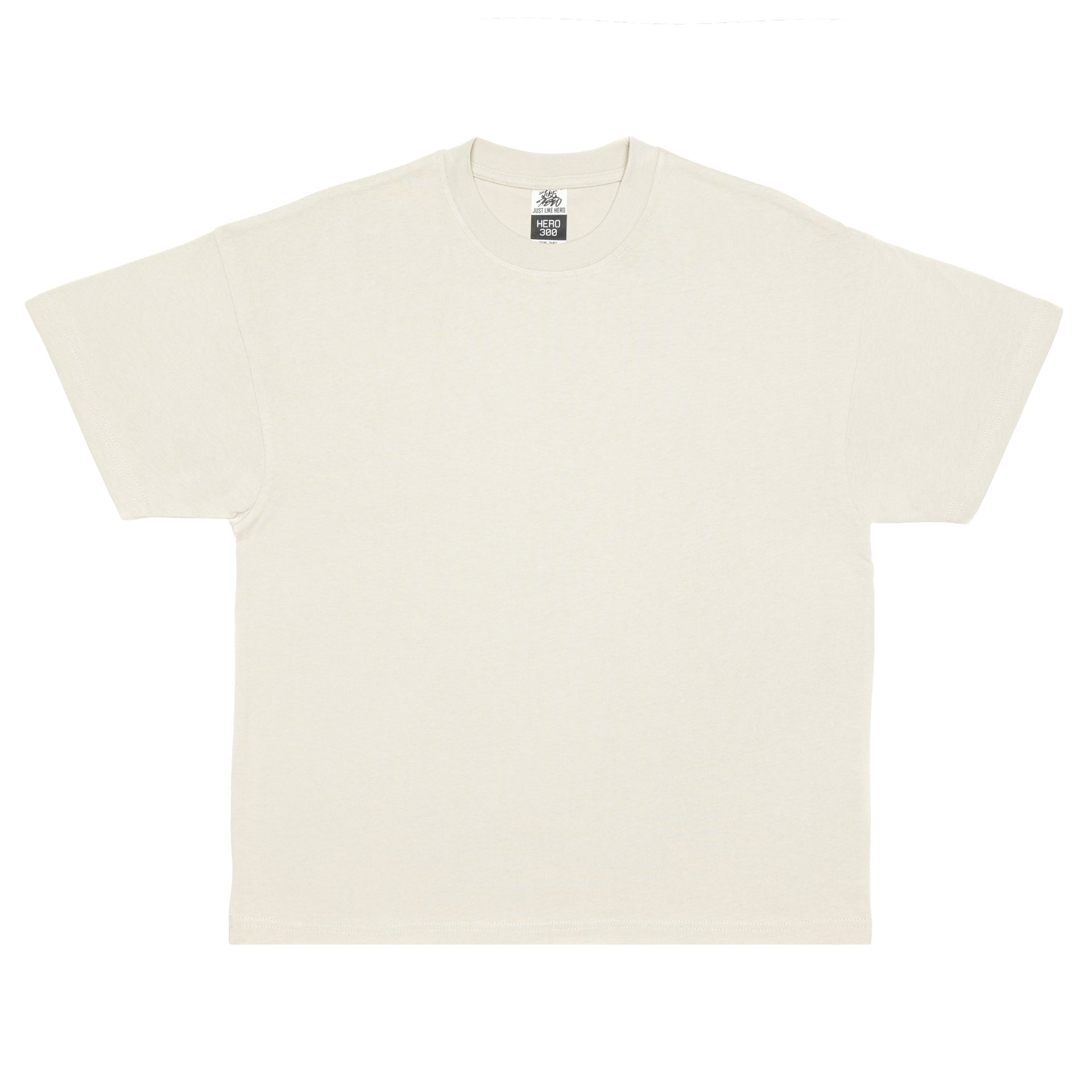 HERO-300 Unisex Super Heavy Oversized Tee - Icy Rock 300 Adult Black HERO Tops Unisex