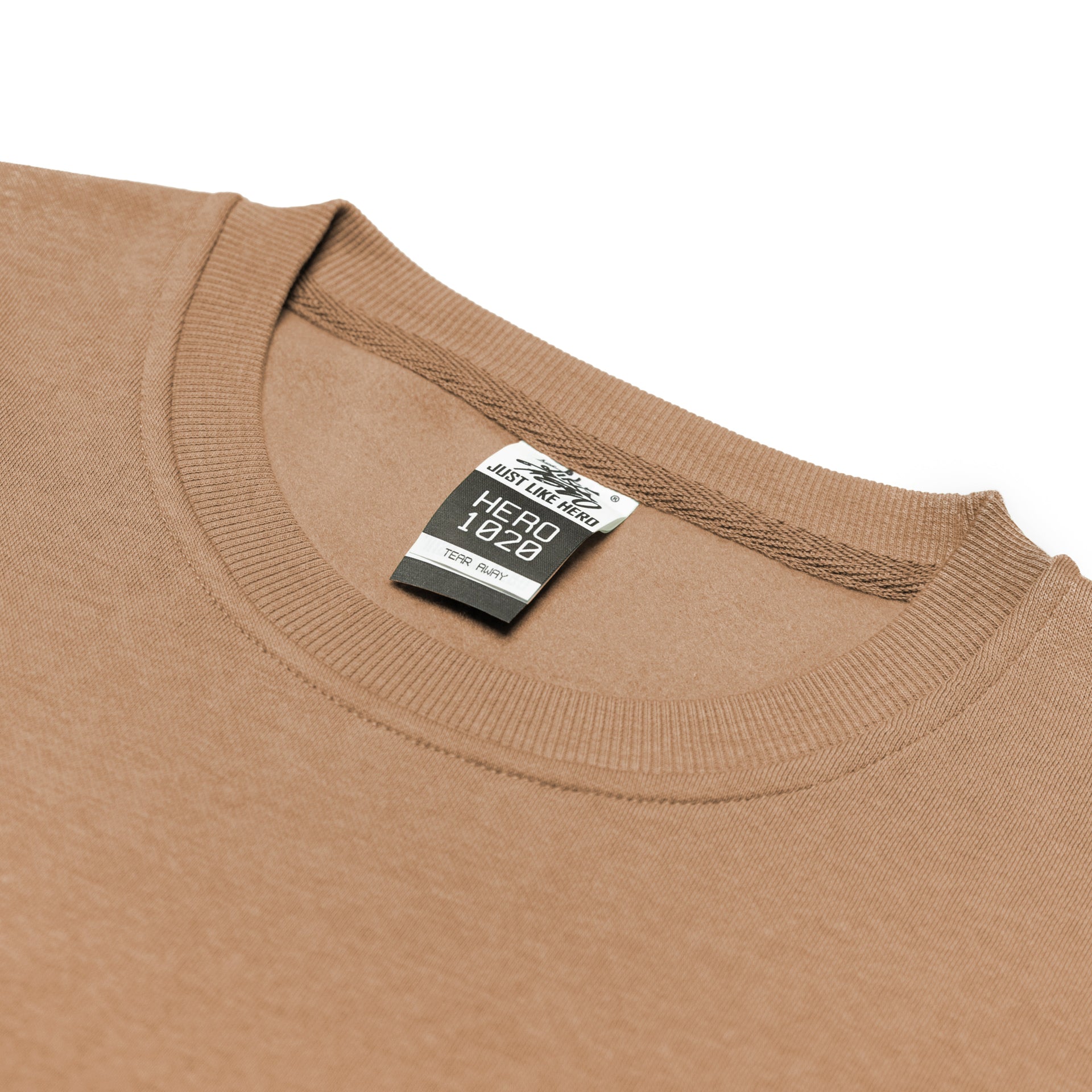 HERO-1020 Unisex Blank Crewneck Sweatshirt - Clay 1020 2021 F/W Adult Crewneck HERO New Tops Unisex