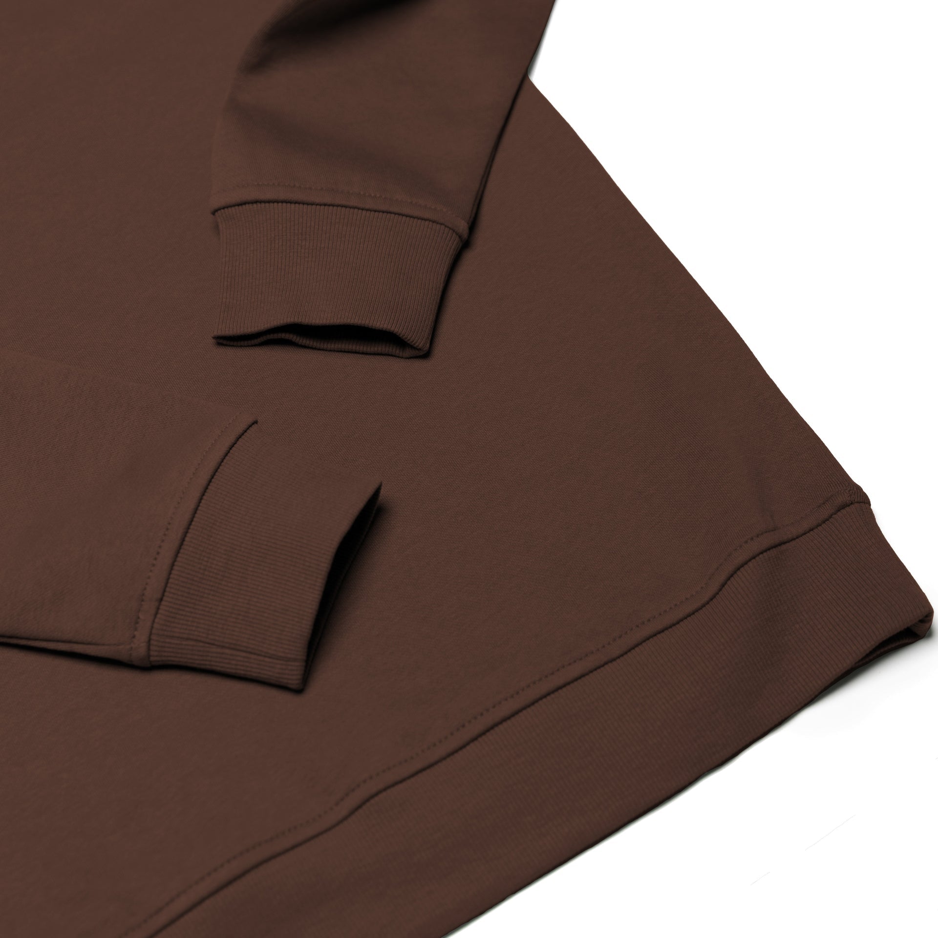 HERO-1020 Unisex Blank Crewneck Sweatshirt - Cocoa 1020 2021 F/W Adult Crewneck HERO New Tops Unisex