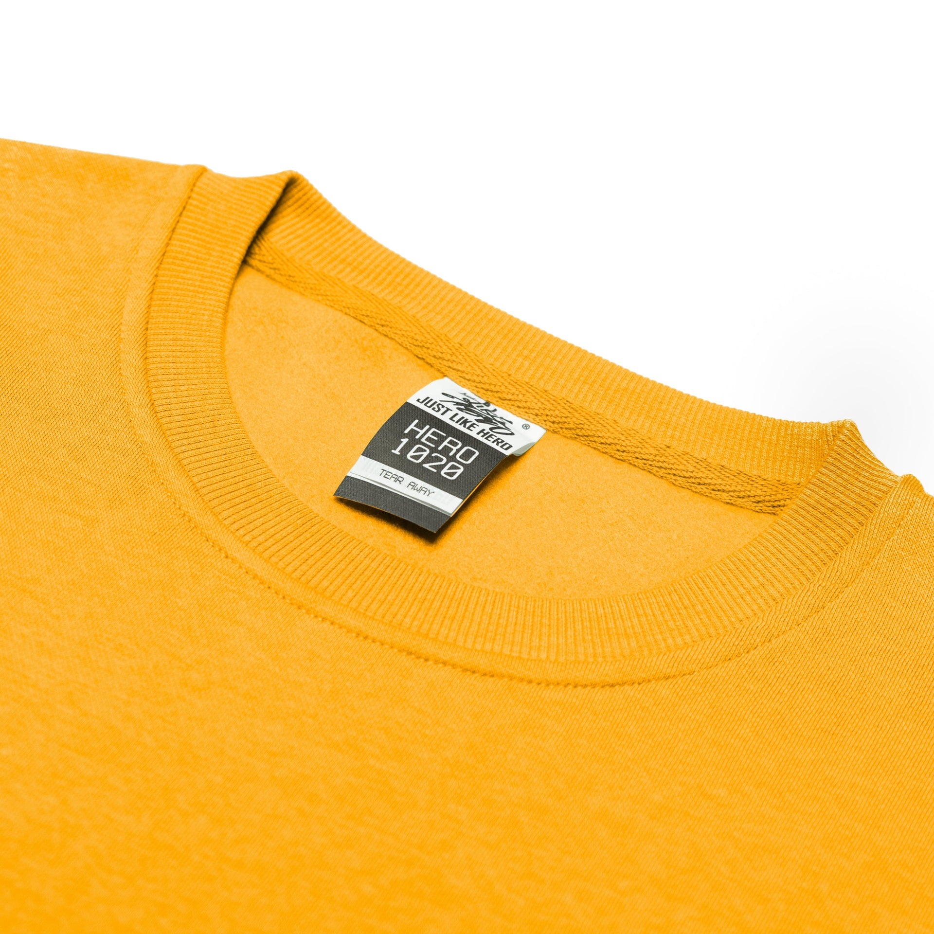 HERO-1020 Unisex Blank Crewneck Sweatshirt - Gold 1020 Adult Crewneck HERO Tops Unisex
