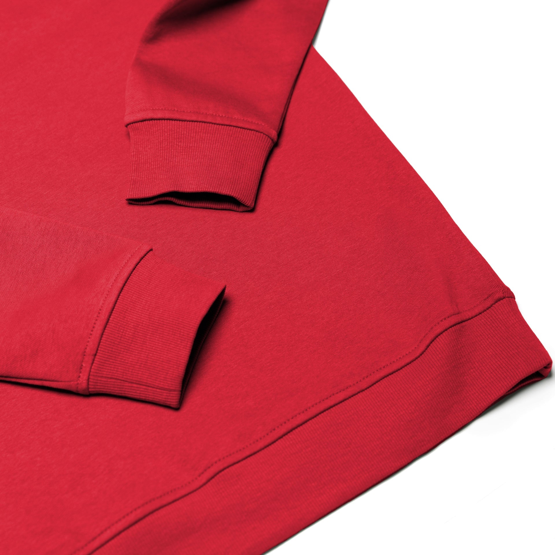 HERO-1020 Unisex Blank Crewneck Sweatshirt - Red 1020 Adult Crewneck HERO Red Tops Unisex