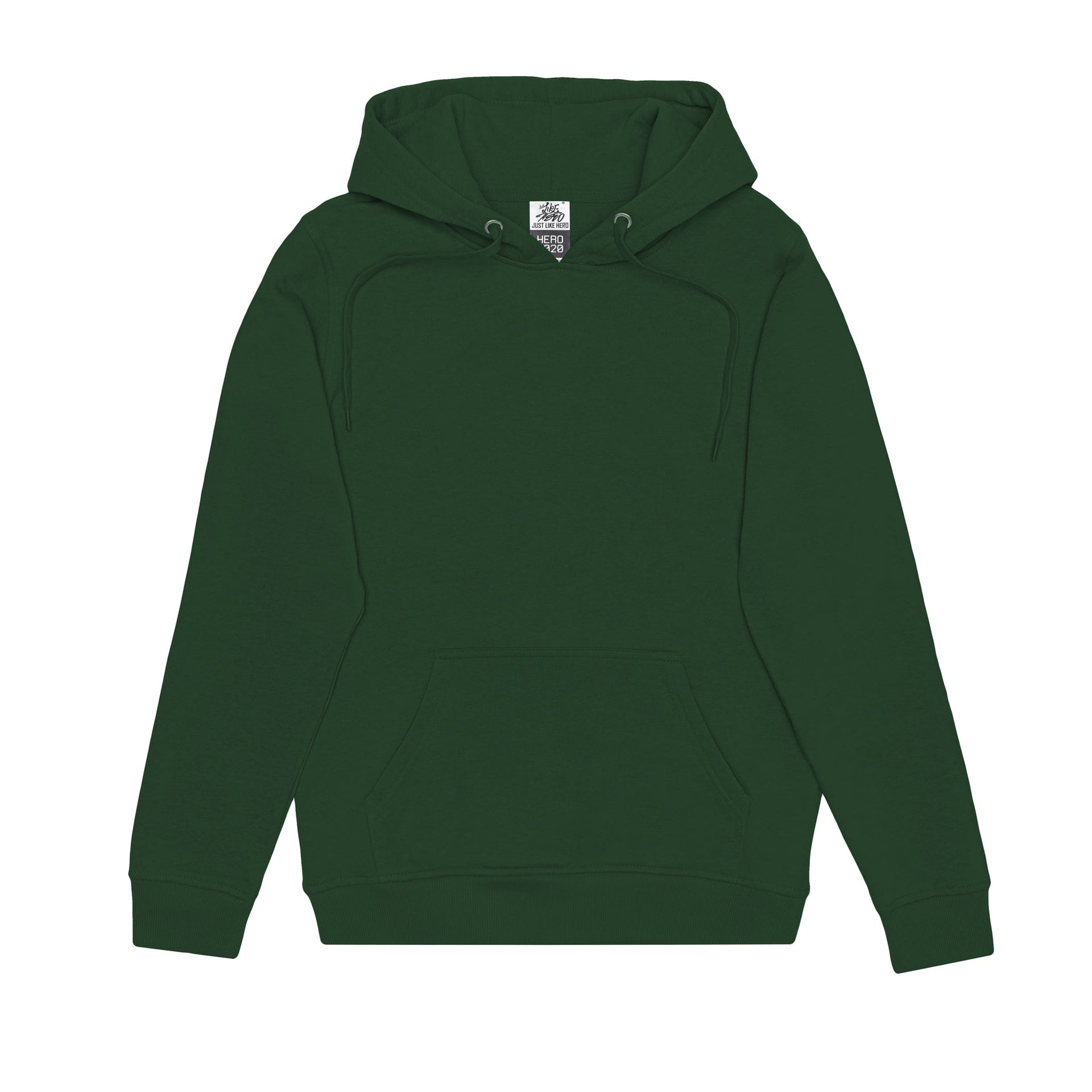 HERO-2020 Unisex Blank Hoodie - Forest Green 2020 2023 Spring Sales Adult Green HERO Tops Unisex