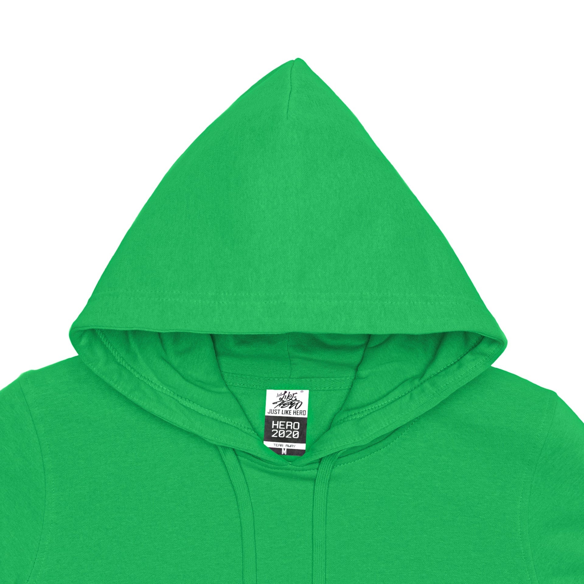 HERO-2020 Unisex Blank Hoodie - Kelly Green 2020 2022 S/S 2023 Spring Sales Adult Green HERO New Tops Unisex