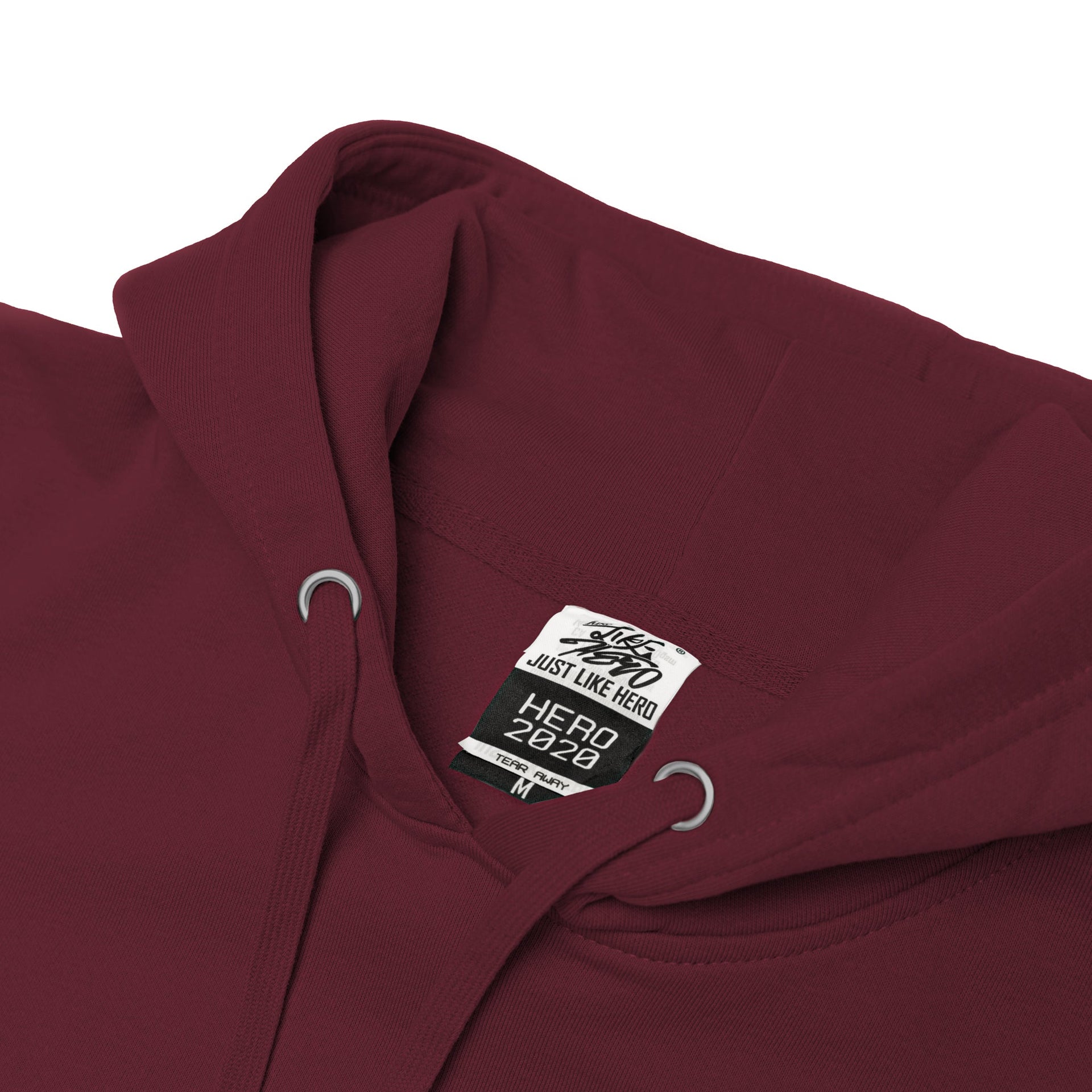 HERO-2020 Unisex Blank Hoodie - Maroon 2020 Adult HERO Red Tops Unisex