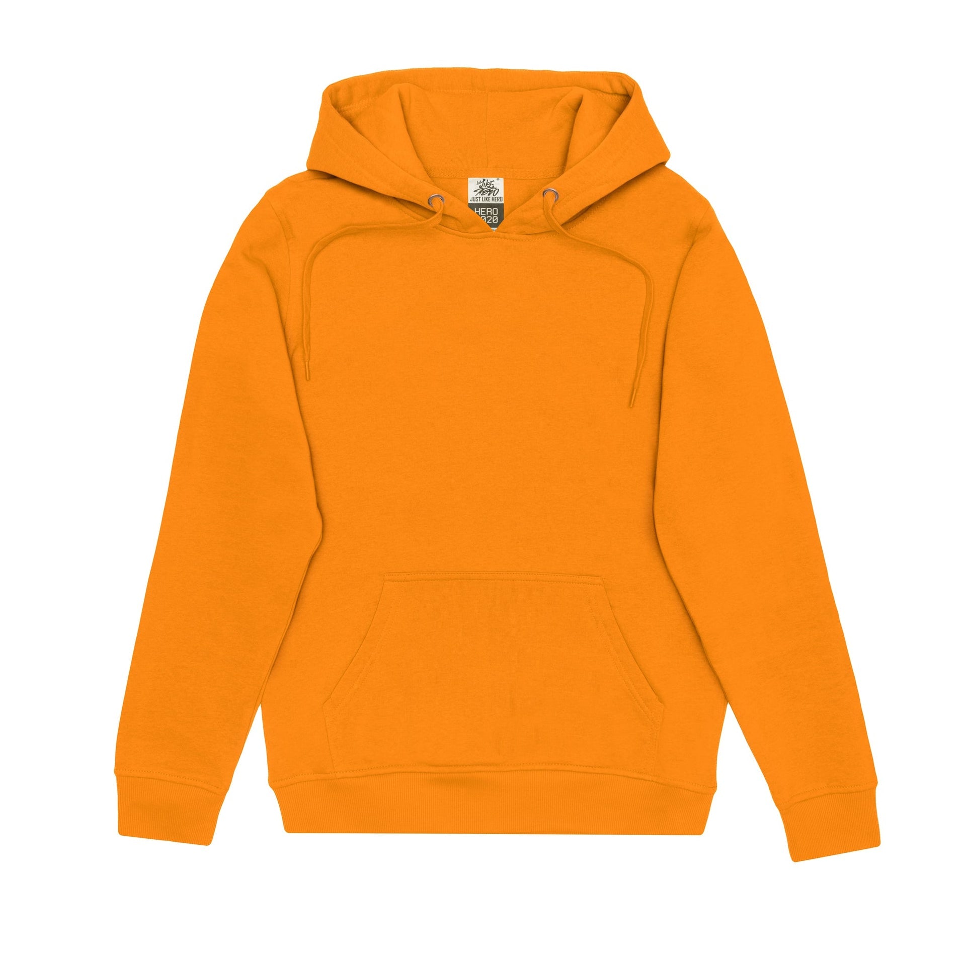 HERO-2020 Unisex Blank Hoodie - Orange (FINAL SALE) 2020 2022 S/S 2023 Spring Sales Adult HERO New Orange Tops Unisex