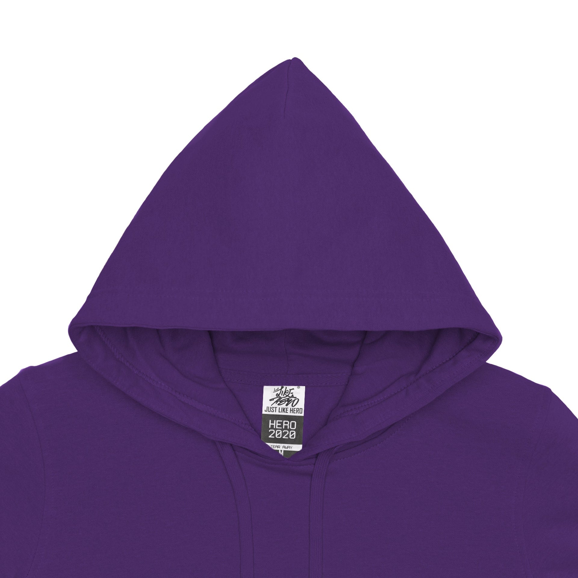 HERO-2020 Unisex Blank Hoodie - Purple 2020 Adult HERO Purple Tops Unisex